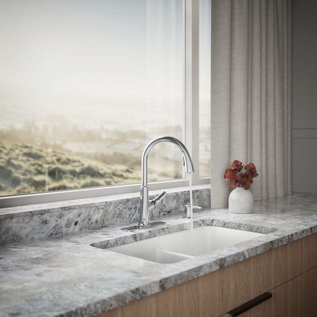 KOHLER R26573-SD-CP Kitchen-Faucets - View #4