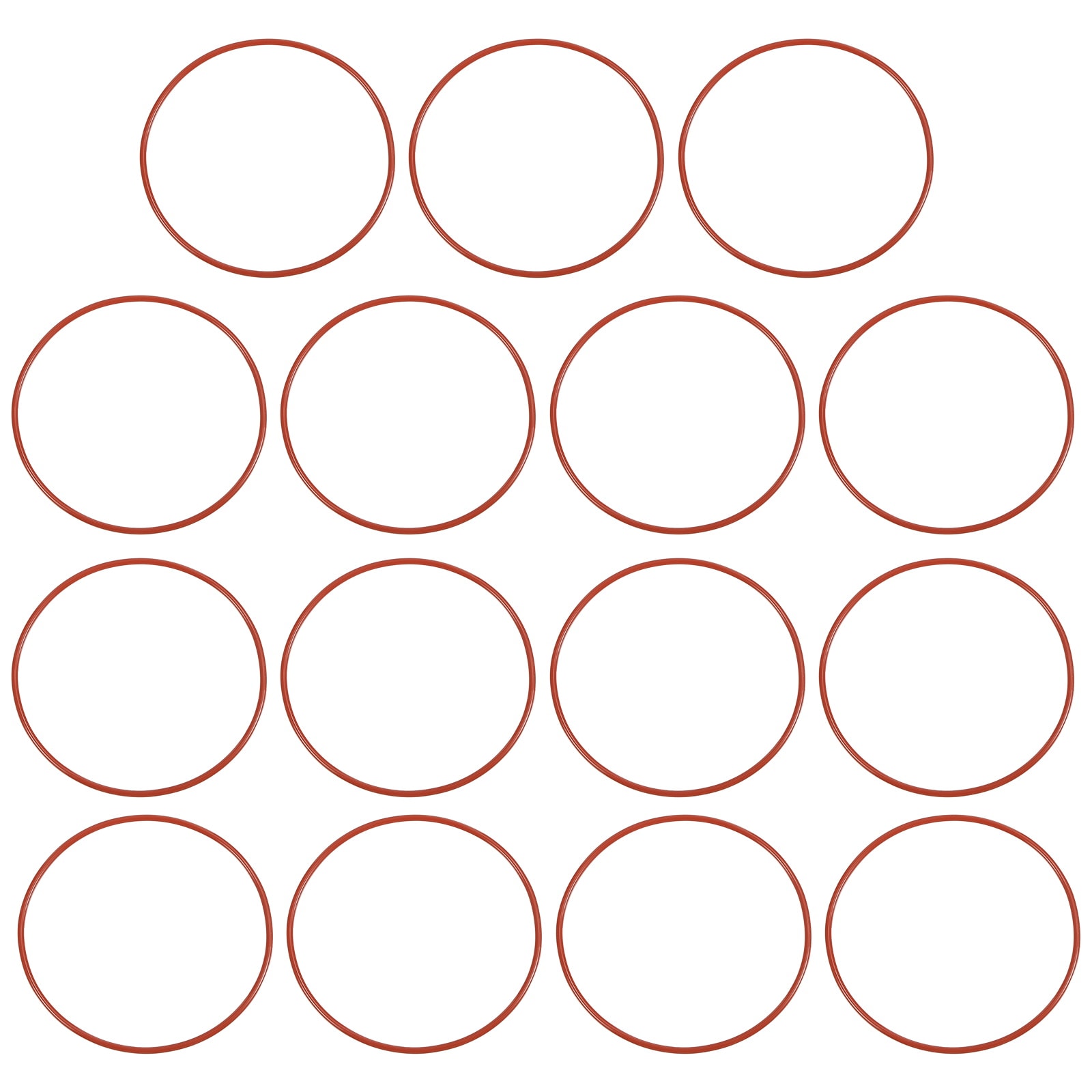 PATIKIL O-ring siliconen 33 mm OD 27 mm ID 3 mm breedte, 10 stuks