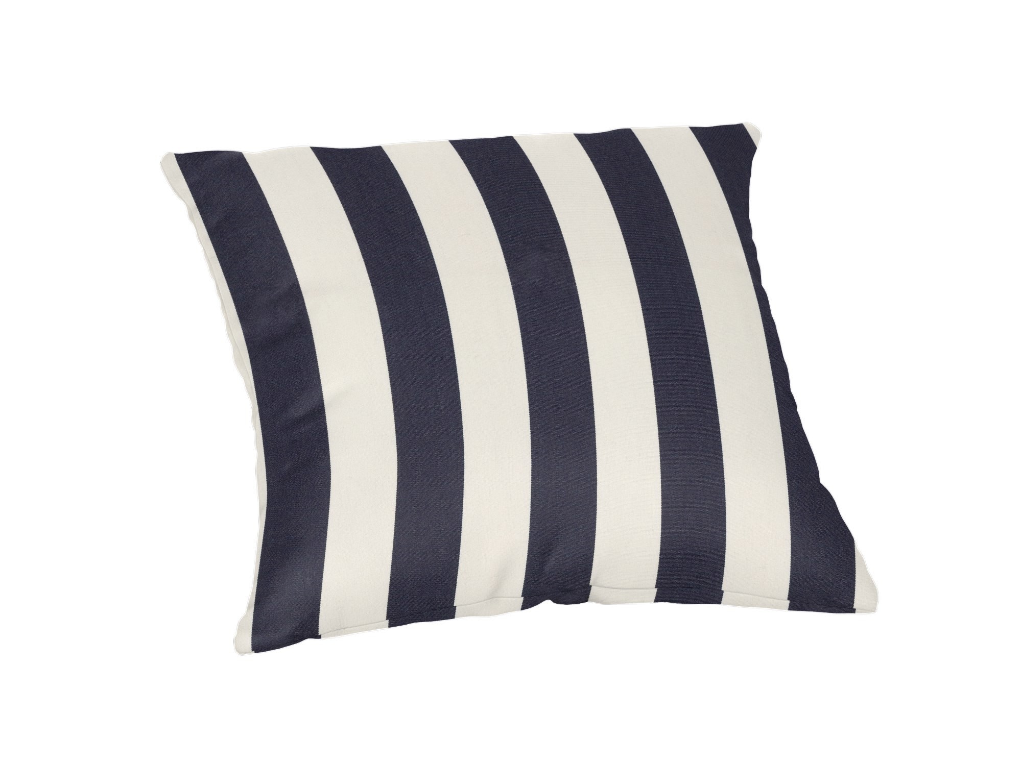 Maxim Navy Striped Sunbrella 20" Square Outdoor Pillow
