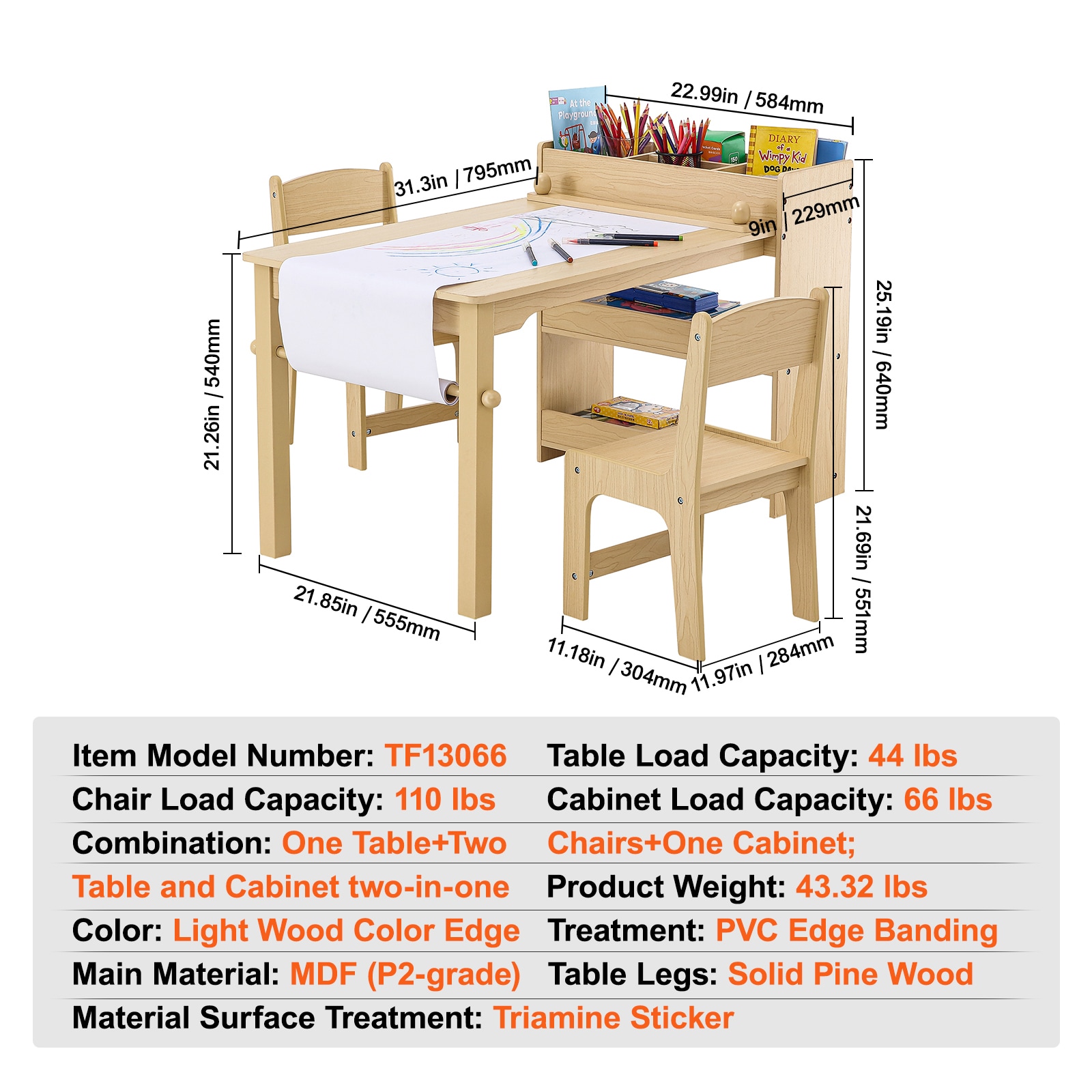 SVOPES SVOPESDCWETZY04771V0 Kids-Play-Tables - View #8