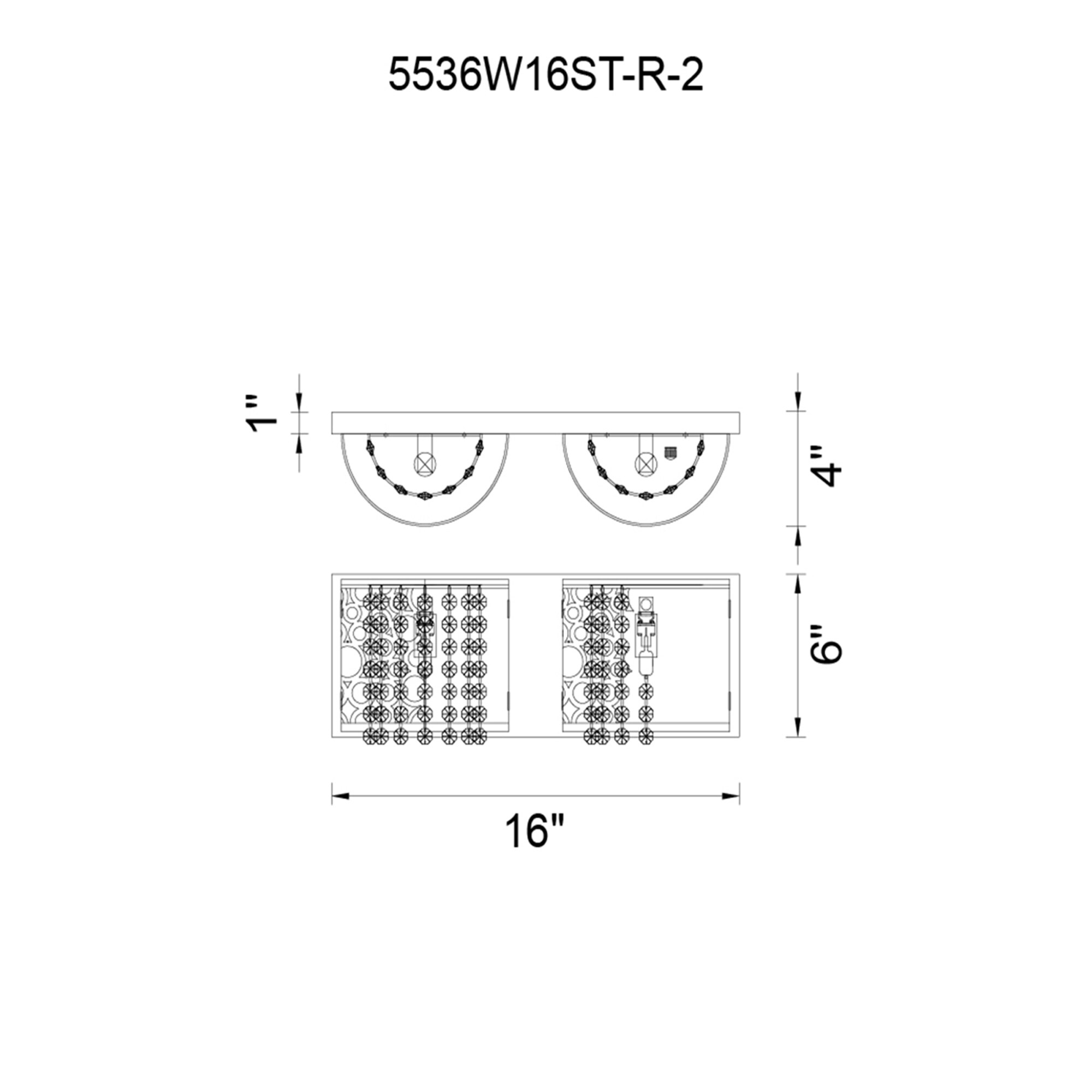 CWI Lighting 5536W16ST-R-2 b089995 - View #3