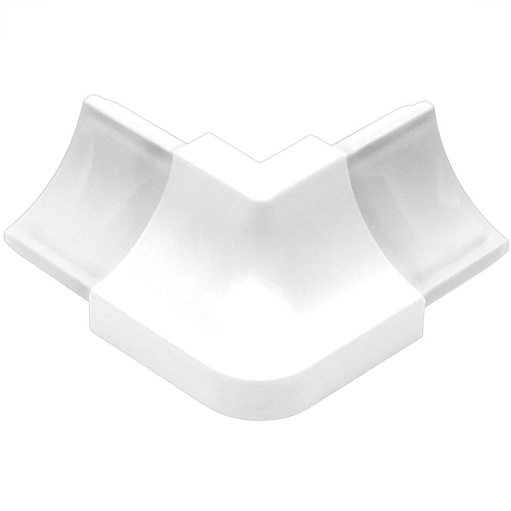 Schluter Systems A/HKW/BW Dilex-HKW 1-in W x 2-in L Bright white PVC Outside corner Tile Edge Trim
