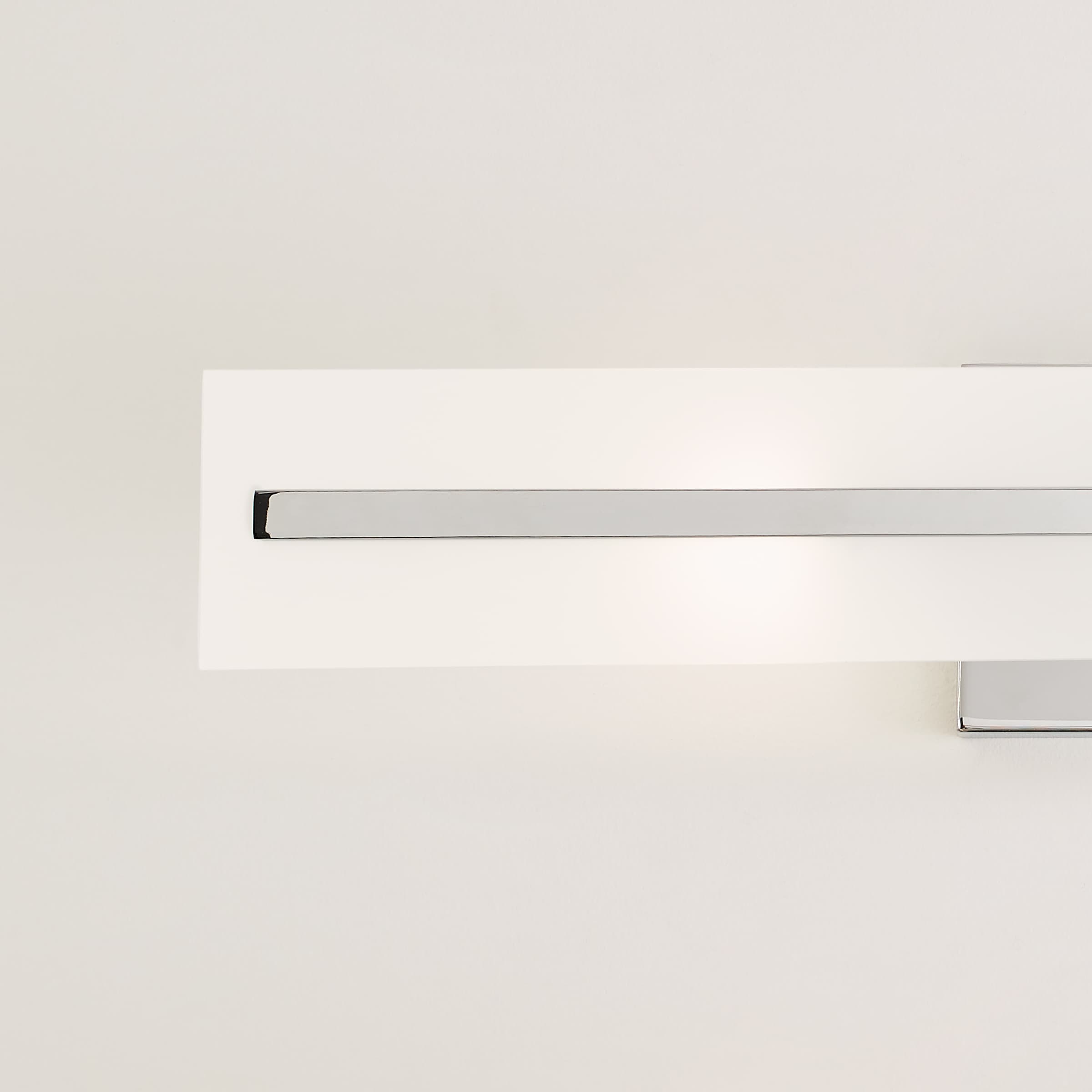 Dex Chrome 2-Light Outdoor Vanity with Satin Etched Glass