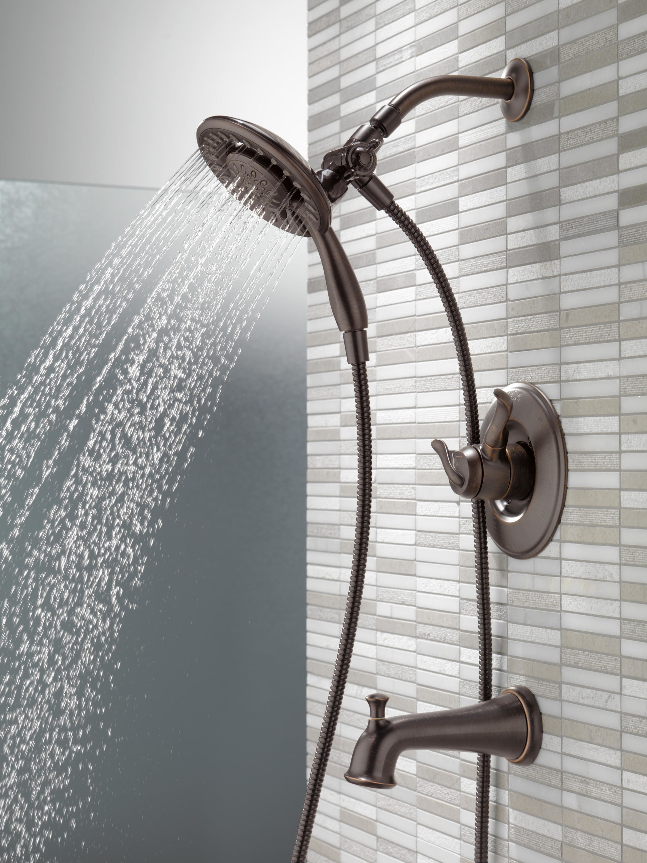 Delta T17494-RB-I Tub-Shower-Faucets - View #3