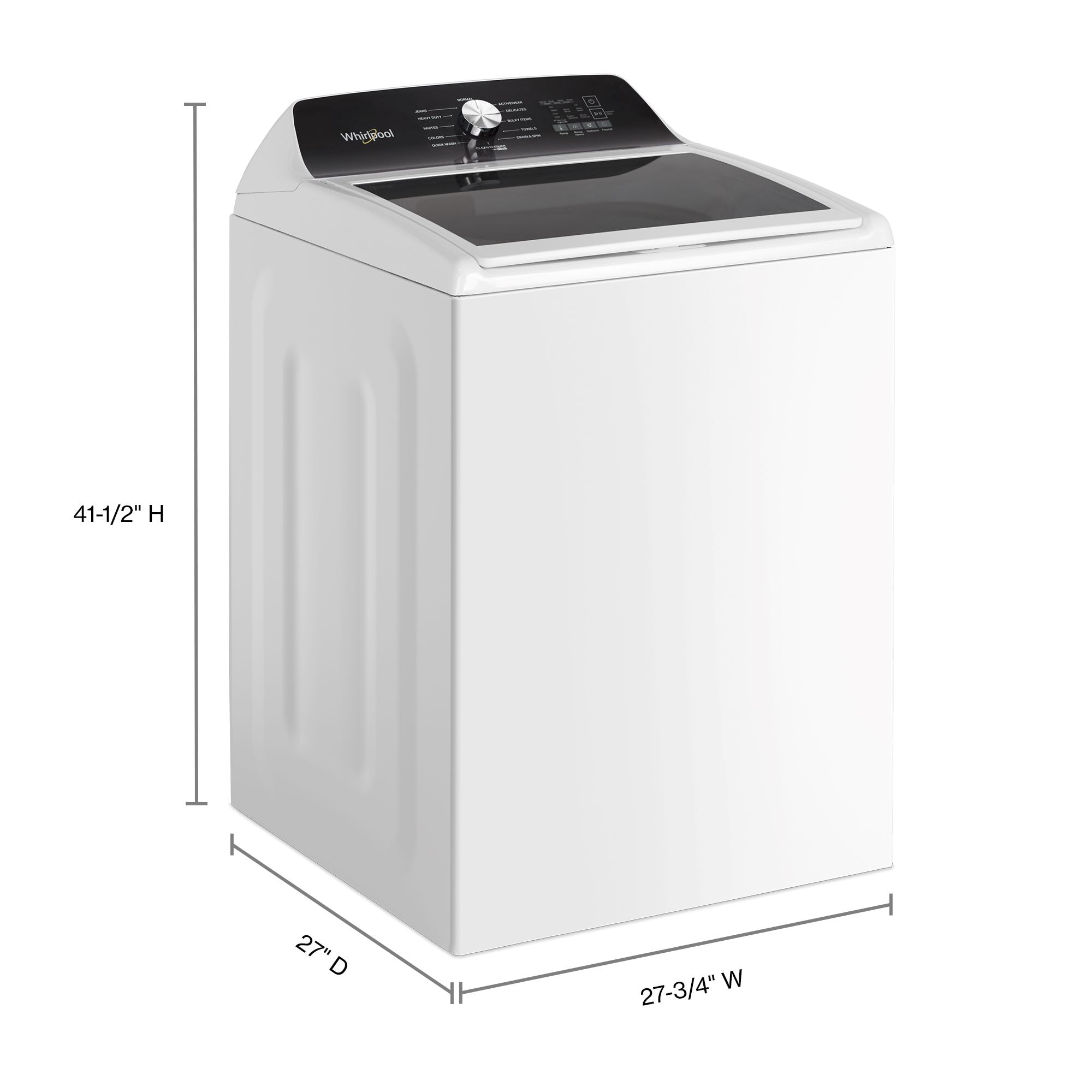 Whirlpool WTW5020SW Tl-Wash - View #2