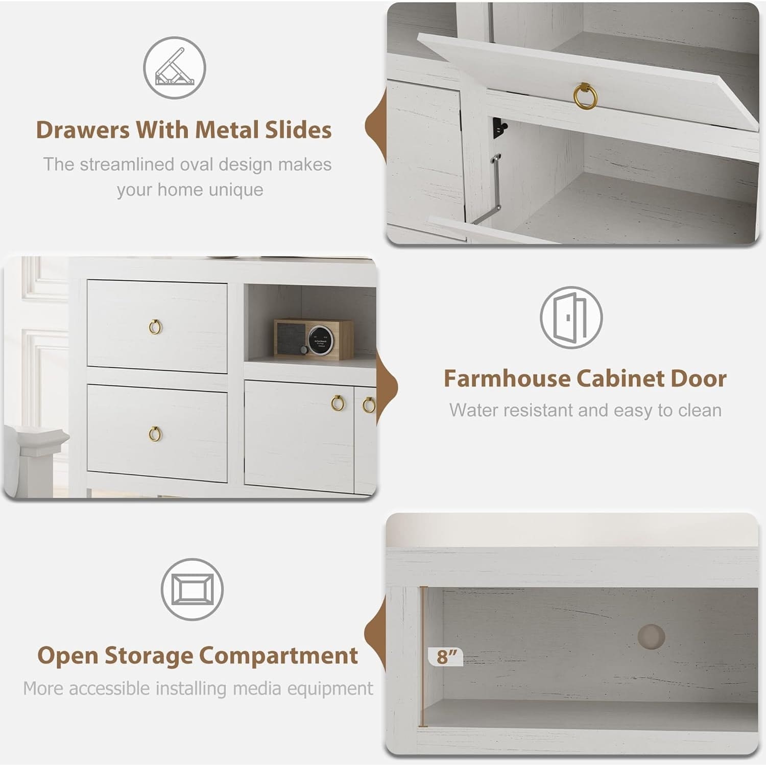 Qeetex GGL-PHK-3364NFNM Tv-Stands - View #6