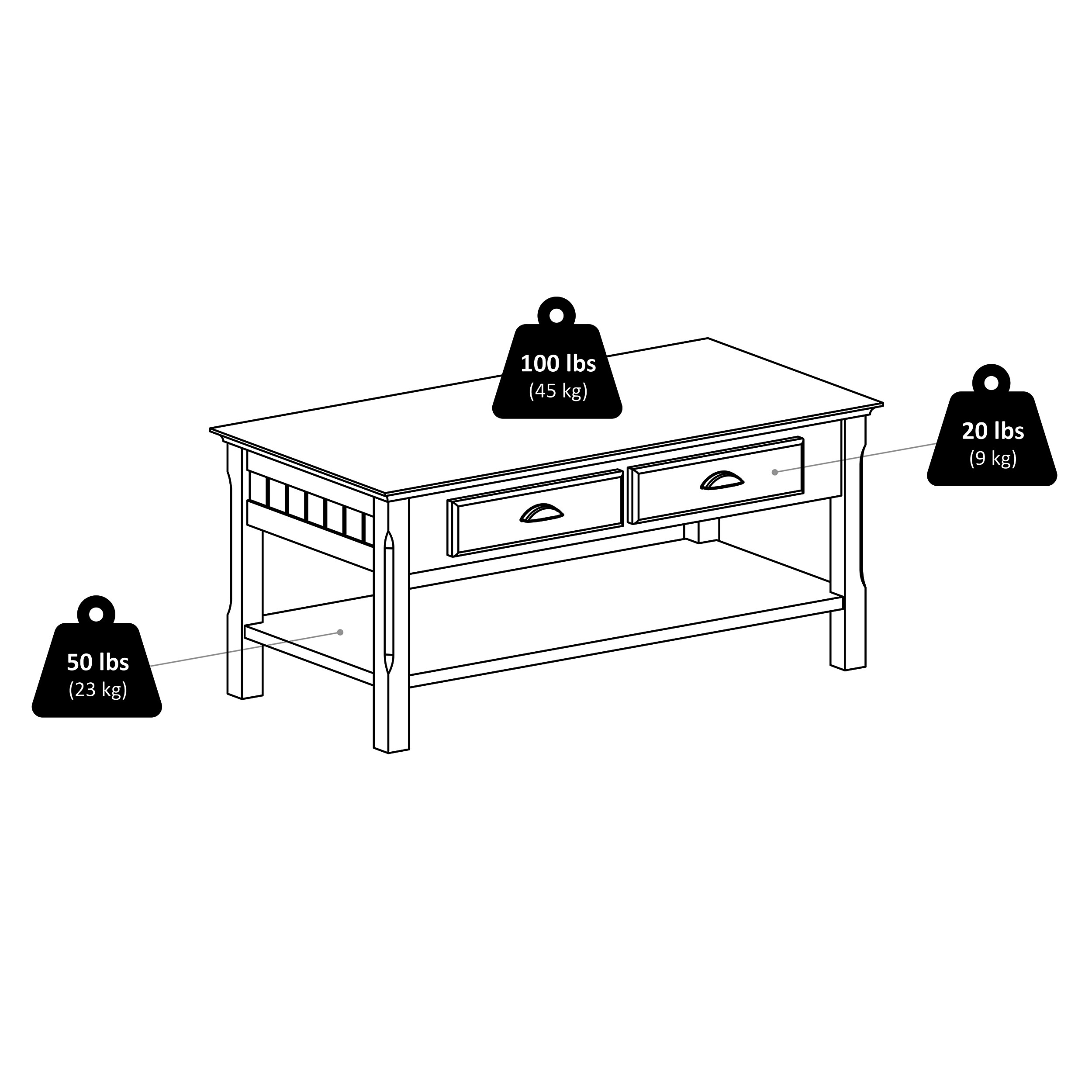 Winsome Wood 20238 Coffee-Tables - View #8