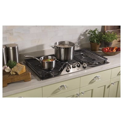 Frigidaire 30 in. Gas Cooktop in Stainless Steel with 4-Burners FCCG3027AS  - The Home Depot