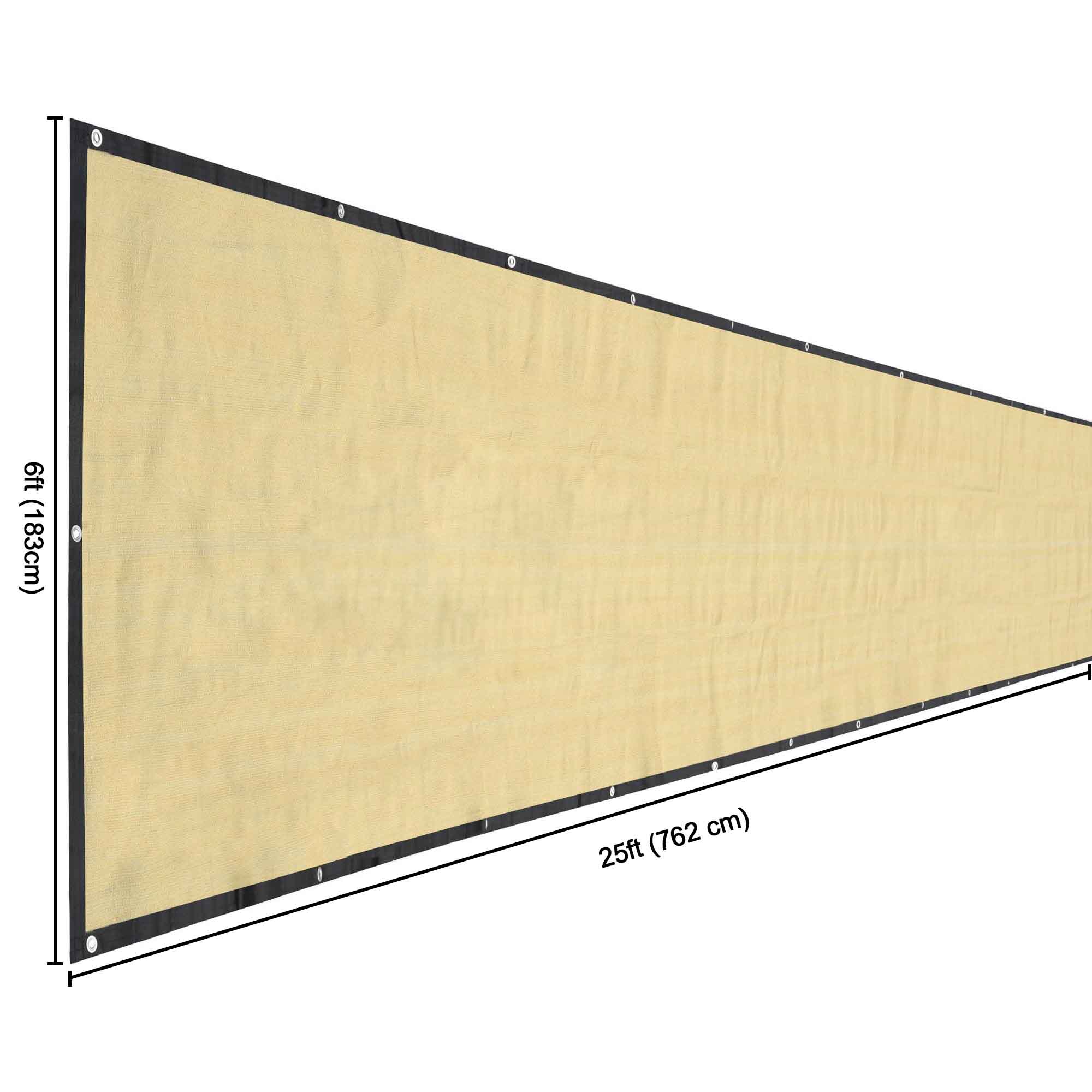 Yescom 37FEN006-25X6-1X2-LO Chain-Link-Fence-Slats - View #5