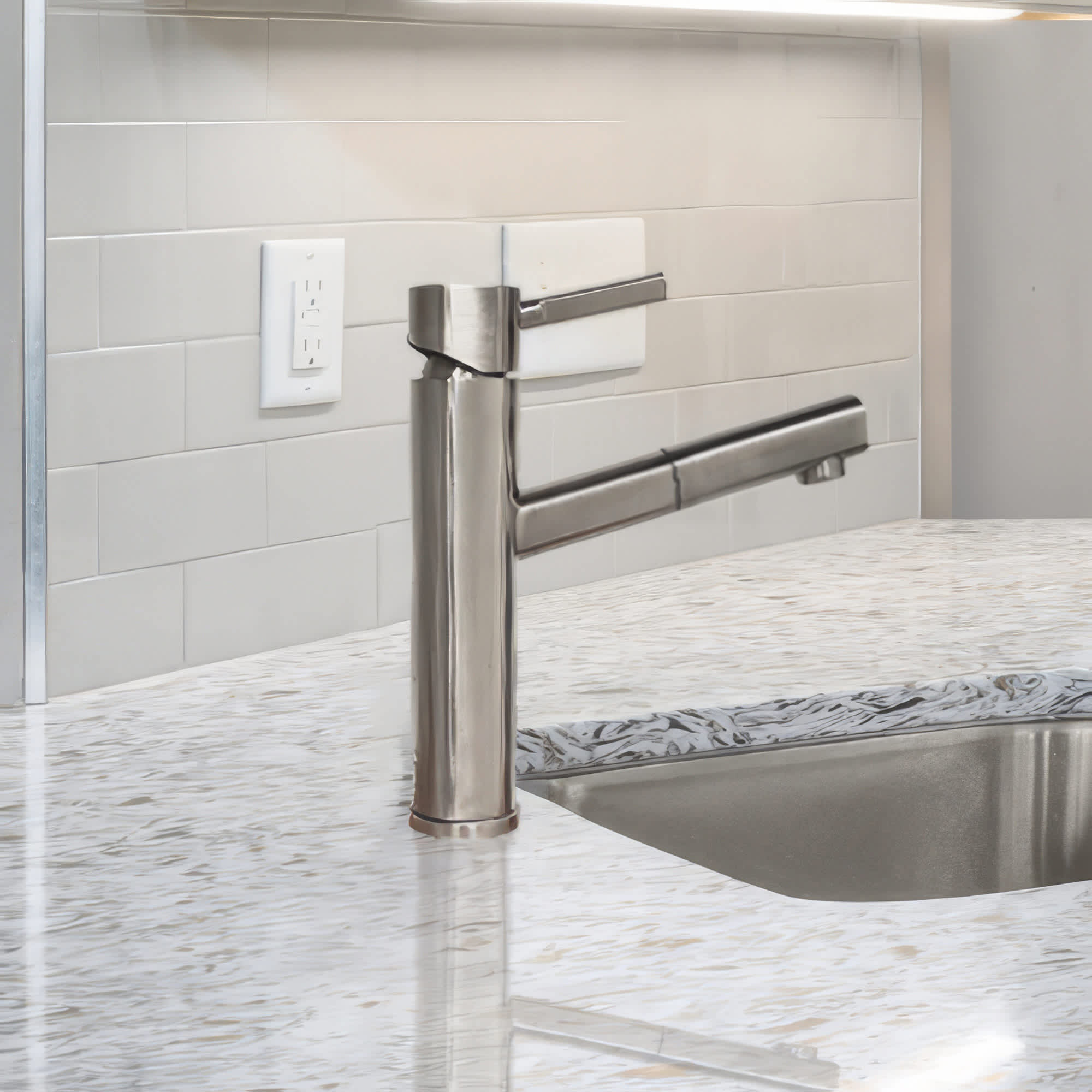 Whitehaus Collection WHS1394-PSK-BSS Kitchen-Faucets - View #3