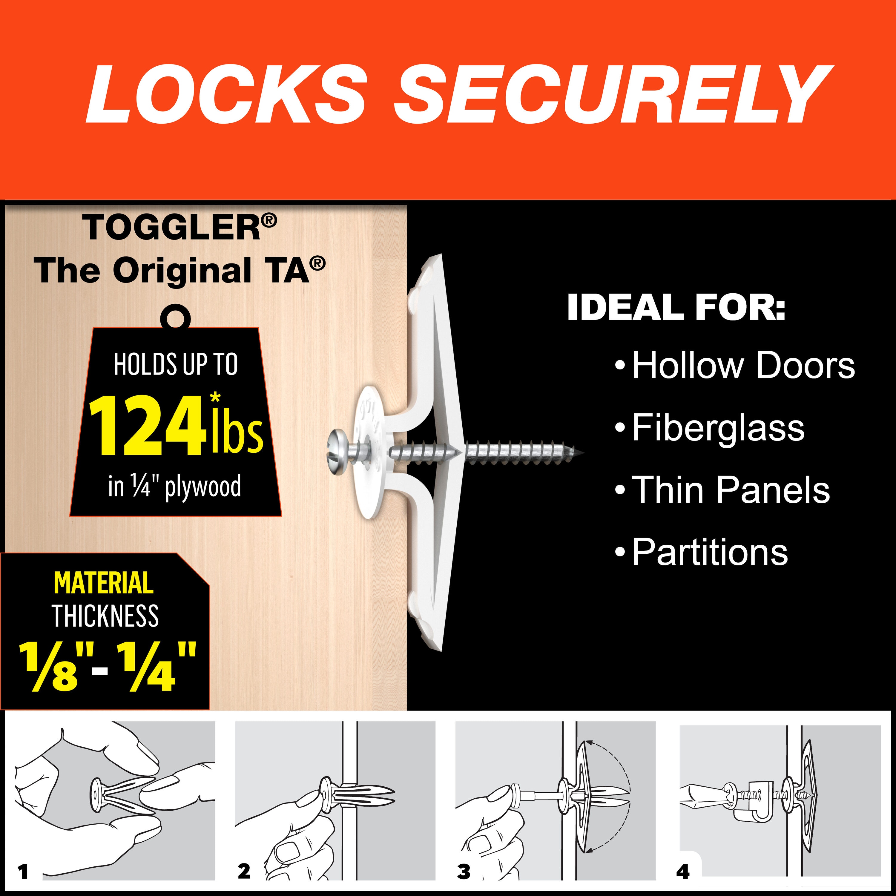 TOGGLER 50275 Drywall-Anchors - View #5