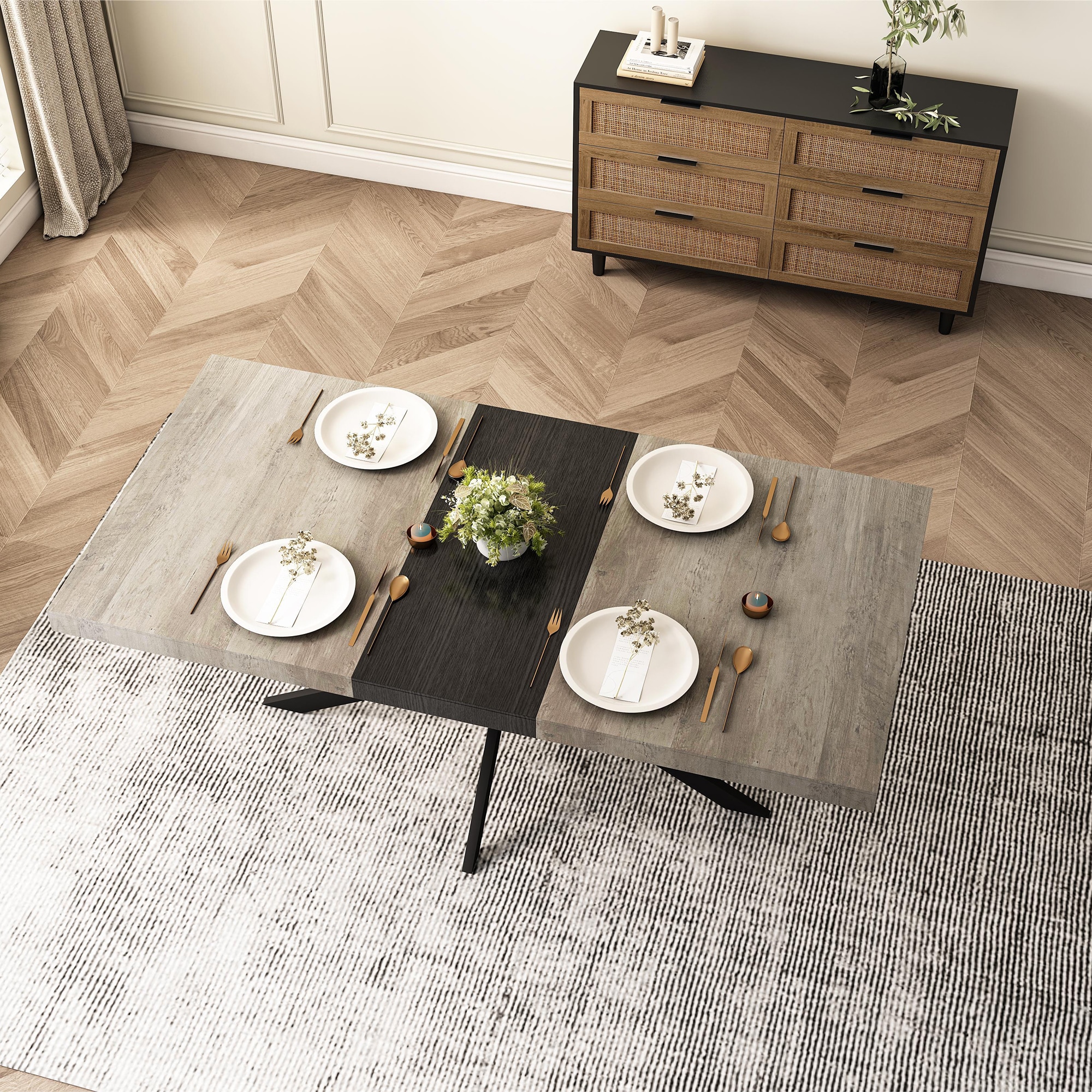 SINOFURN SYB930050GY Dining-Tables - View #2