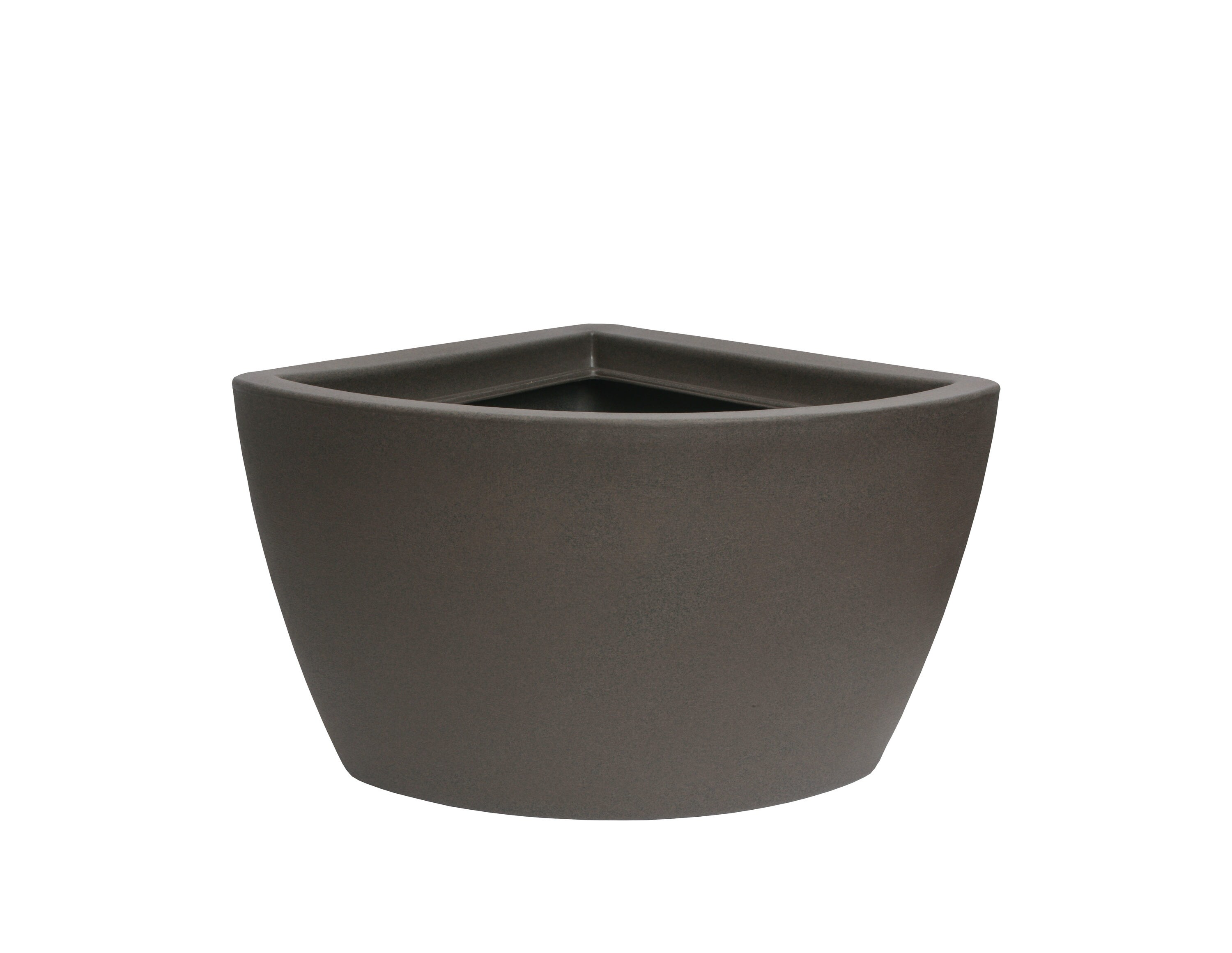 Algreen Products 30312 20.0-in W x 20-in H x 20-in D Brown Plastic Indoor/Outdoor Planter