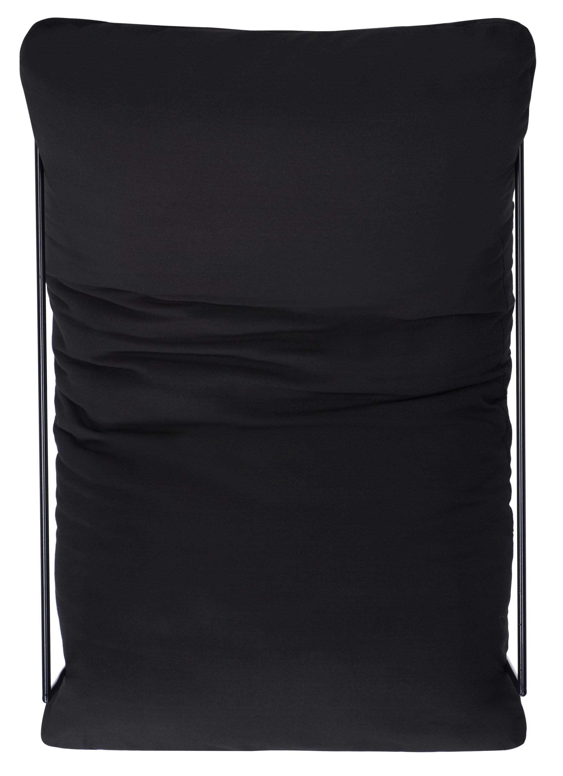 Portland Black Iron Frame Pillow Top Accent Chair