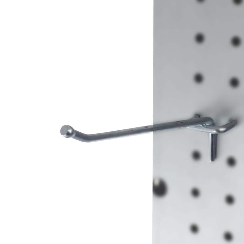 10pcs Pegboard Hooks Heavy Duty Peg Board Hooks Stainless Steel Hooks for Home Garage, Size: 15x3.5cm
