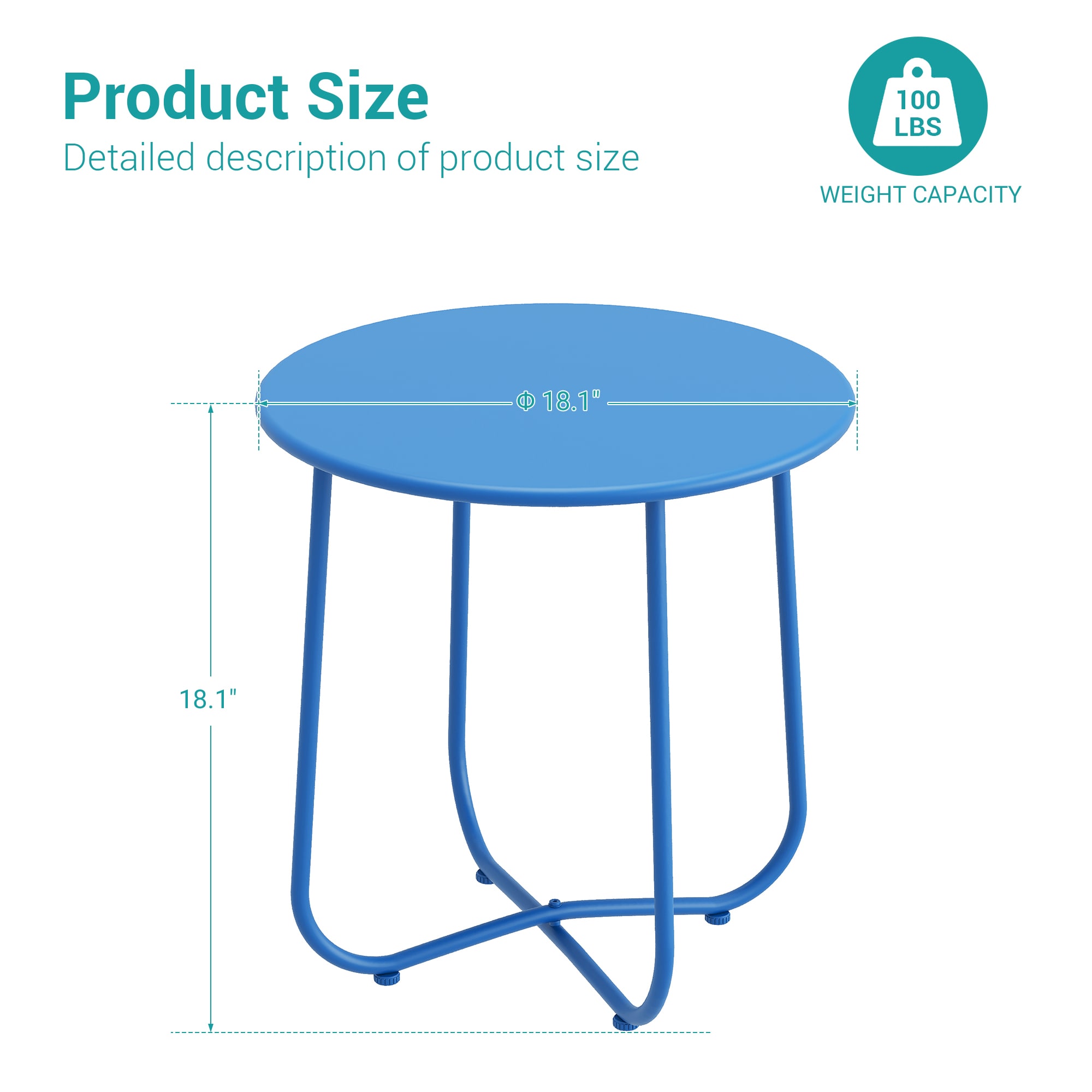 ACEGOSES LW-PT46-NY Patio-Tables - View #3