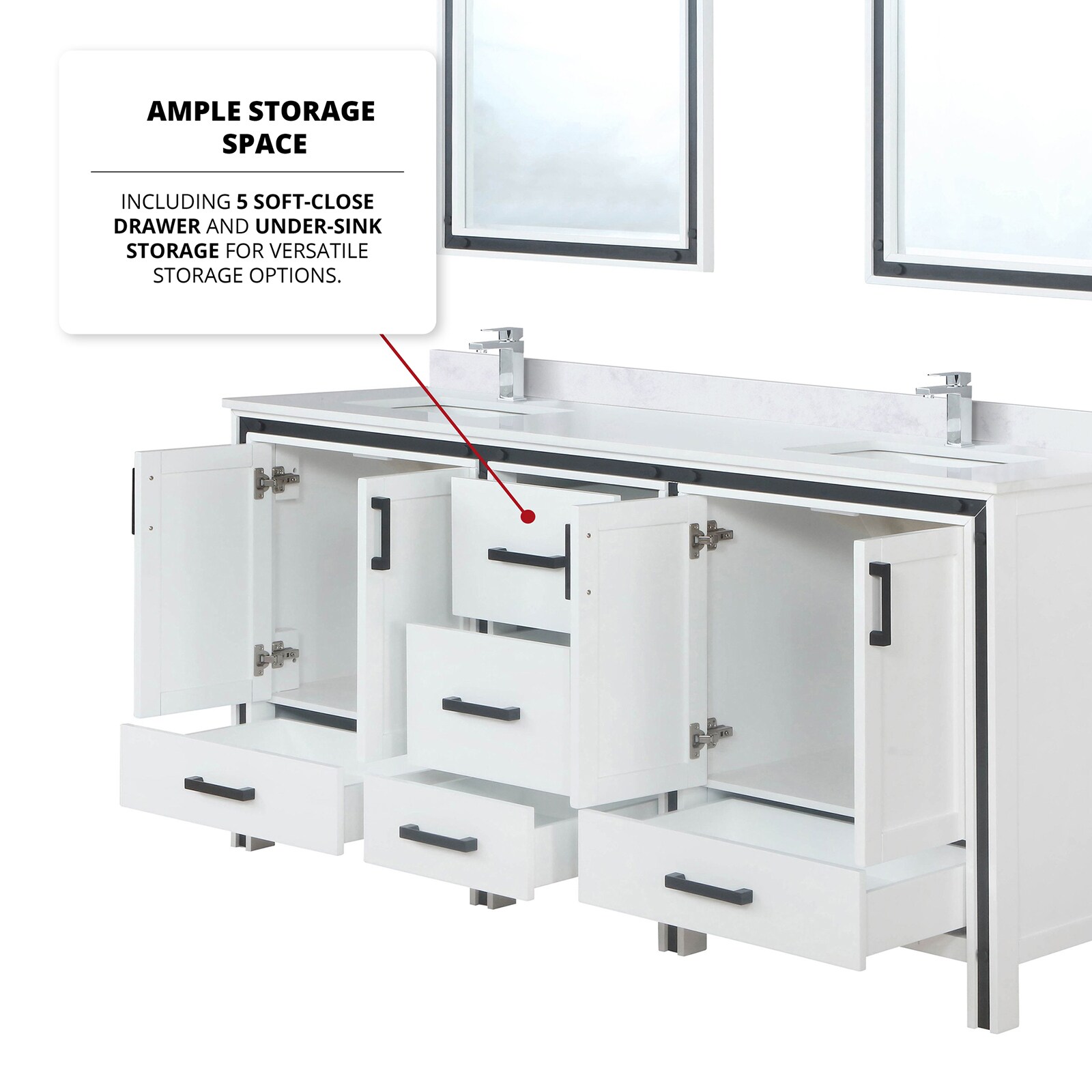 Lexora LVZV72DA211 Bath-Vanity-Combo - View #9