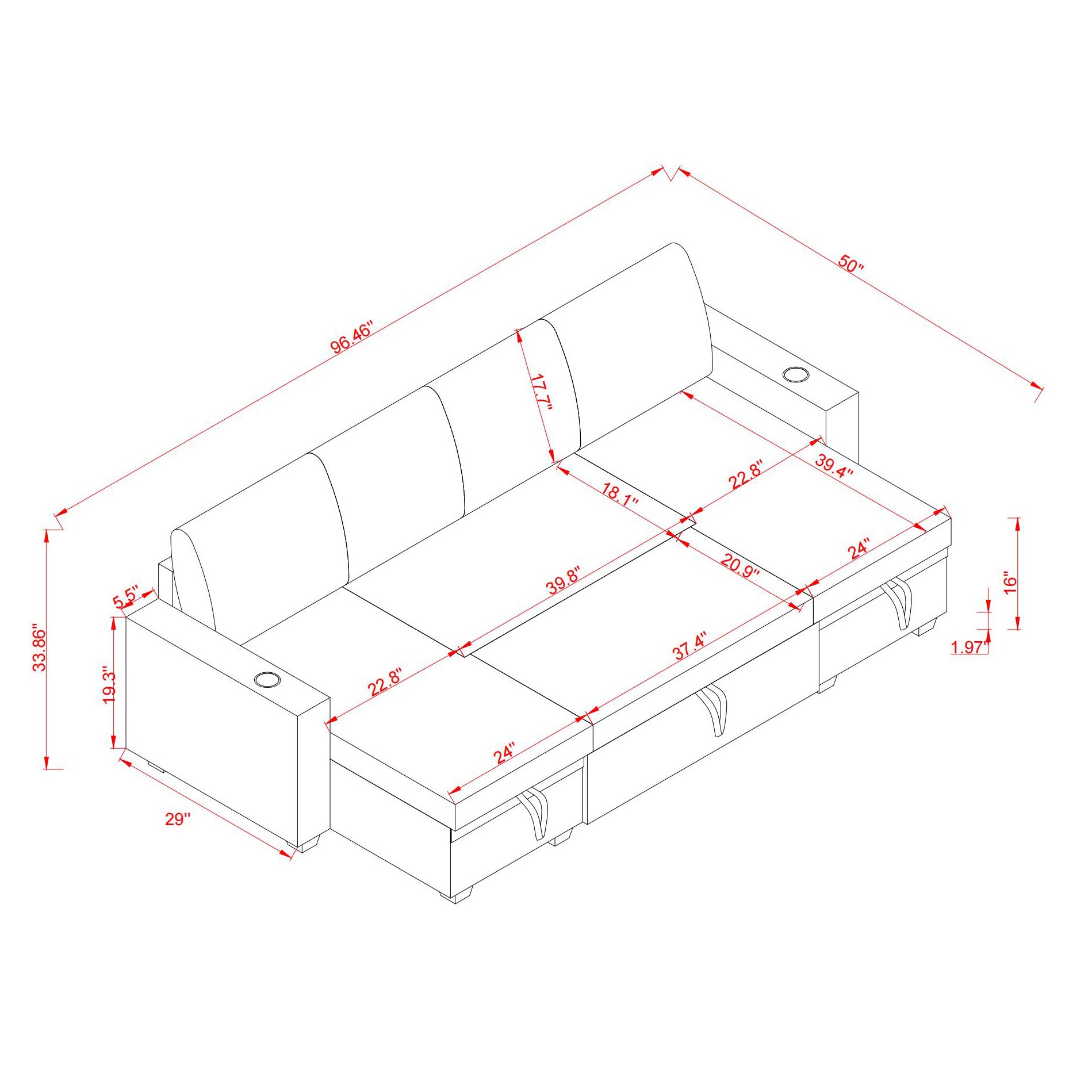 Bybafun YA3700138 Sofas-Loveseats - View #6
