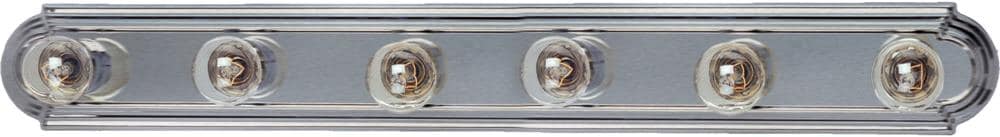 Maxim Lighting 7126SN Essentials 36-in 6 -Light Satin Nickel Transitional Vanity light