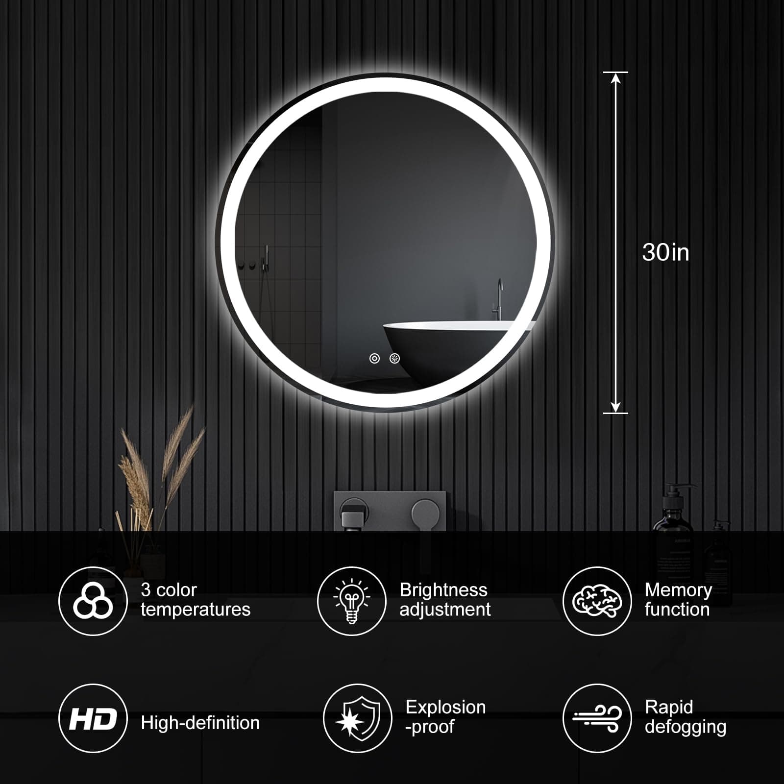 Atilioo QA-30WT-BZ Decor-Mirrors - View #2