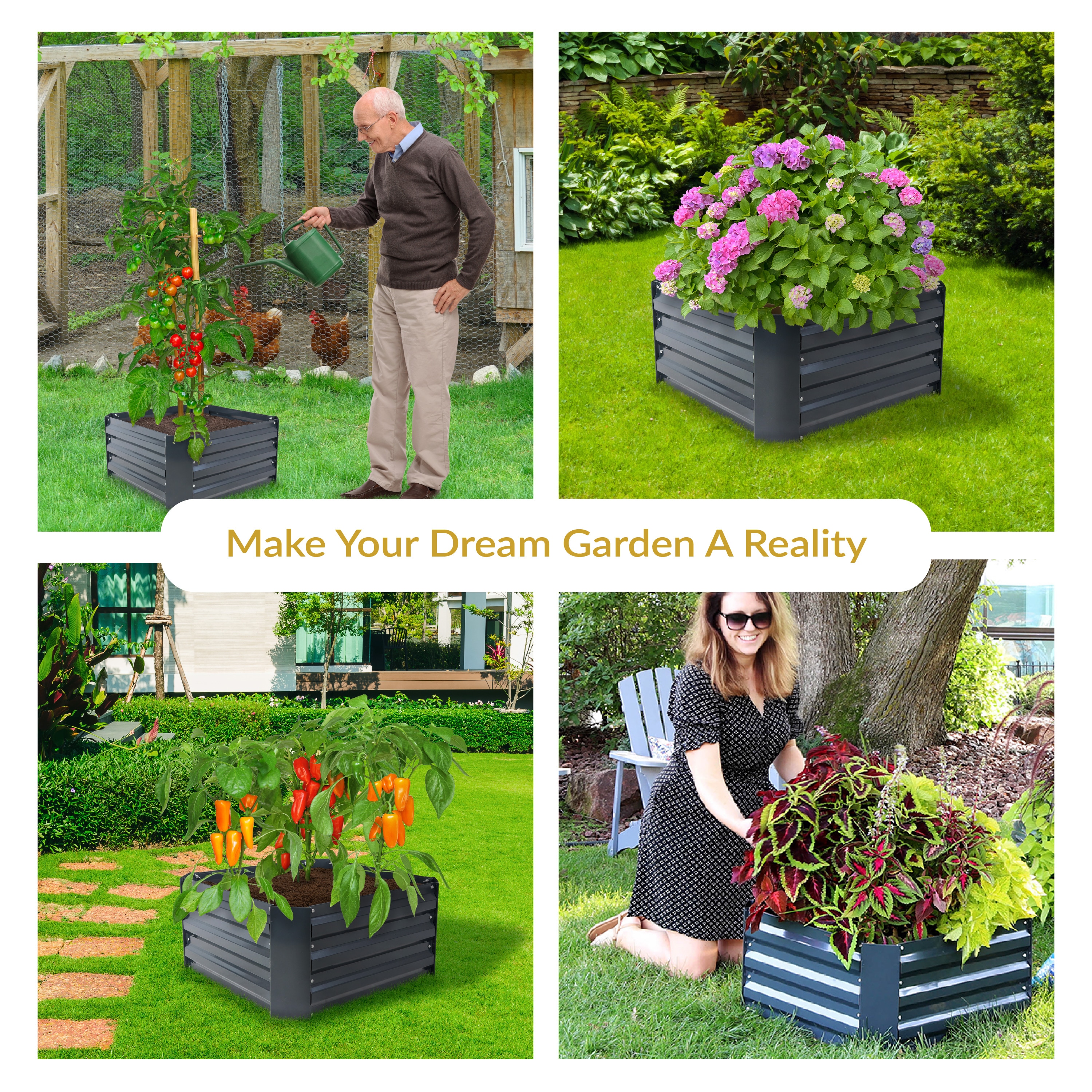 Sunnydaze Decor HB-468 Raised-Garden-Beds - View #5