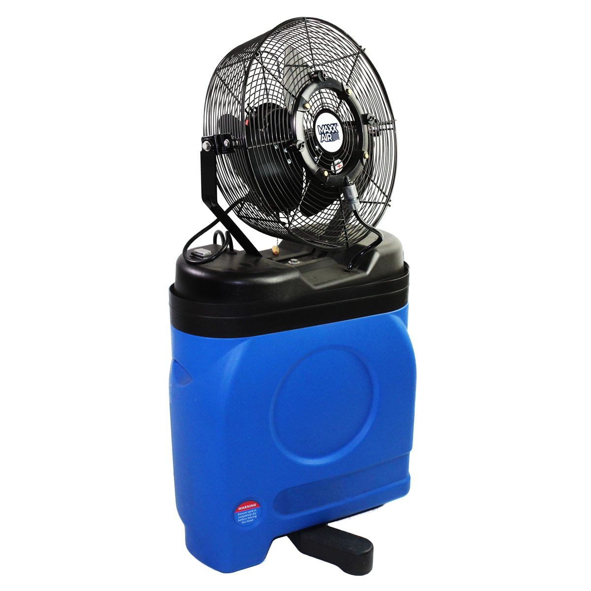 Maxx Air 14-in 120-Volt 3-Speed High Velocity Indoor/Outdoor Blue Misting Floor Fan CDMP1420BLU Sansujyuku sansujyuku.com