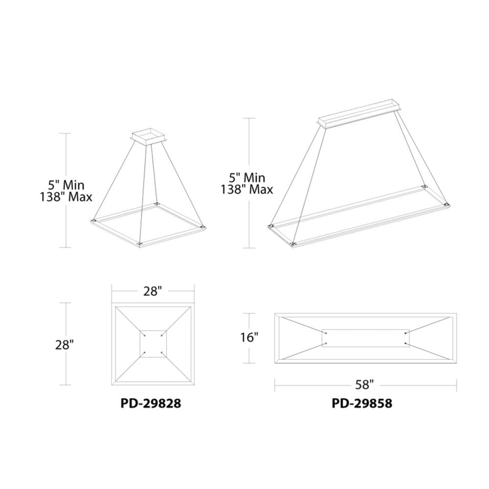 dweLED PD-29828-AL Pendant-Lights - View #2