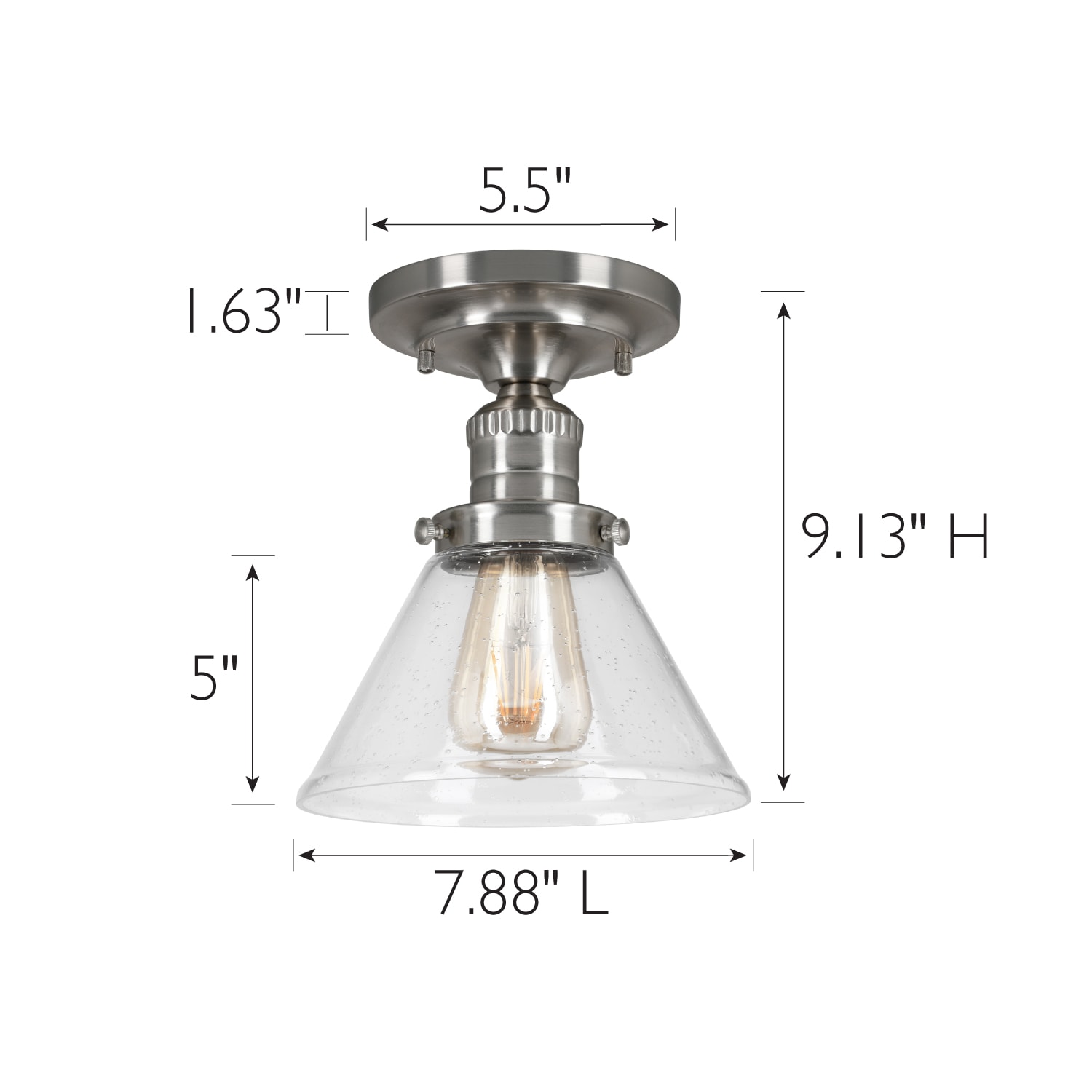 Design House 589069-SN flushmounts - View #3
