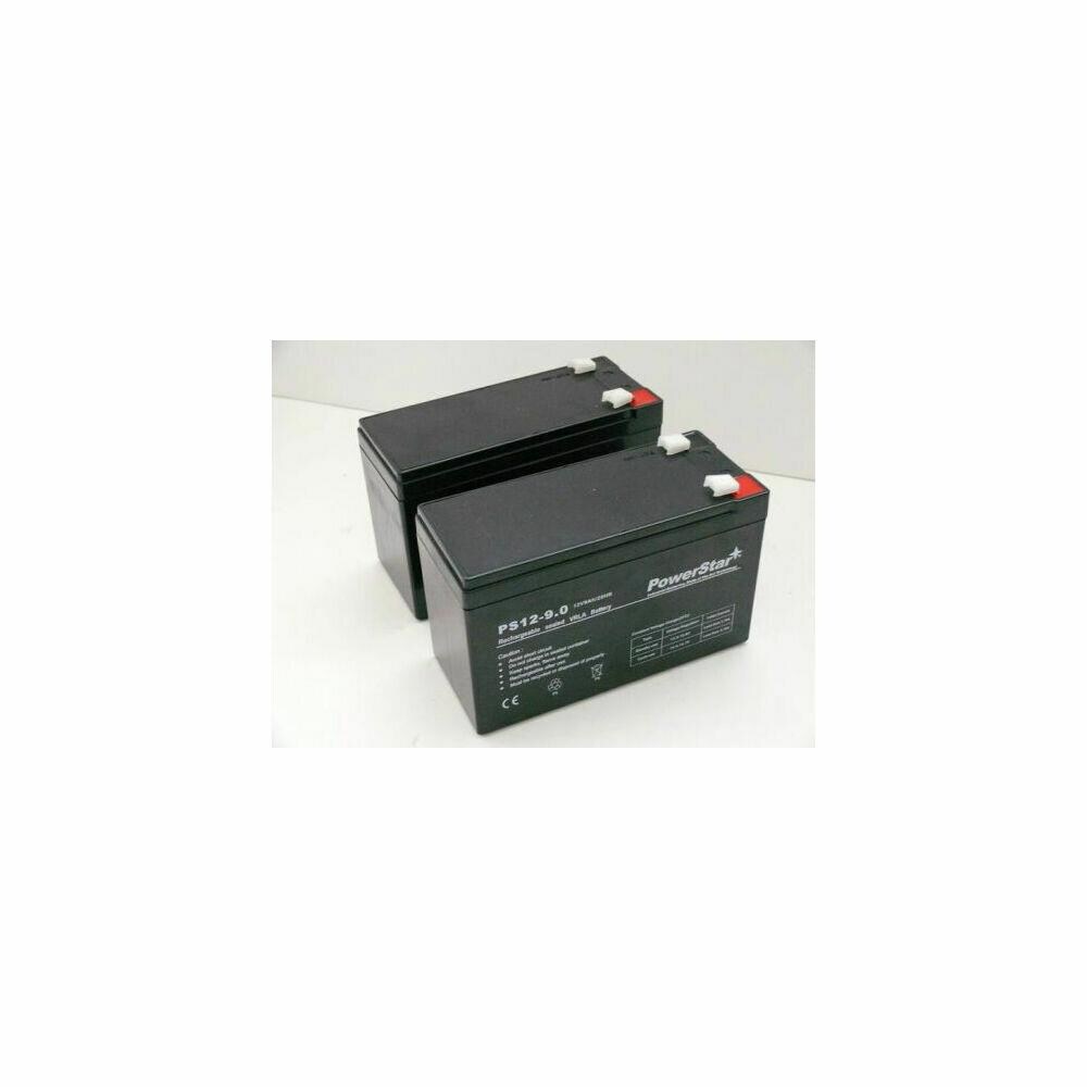 BatteryJack BTJK2844 PowerStar PS12-9-2Pack-240 RBC5 UPS Computer Power Backup System Complete Replacement Battery