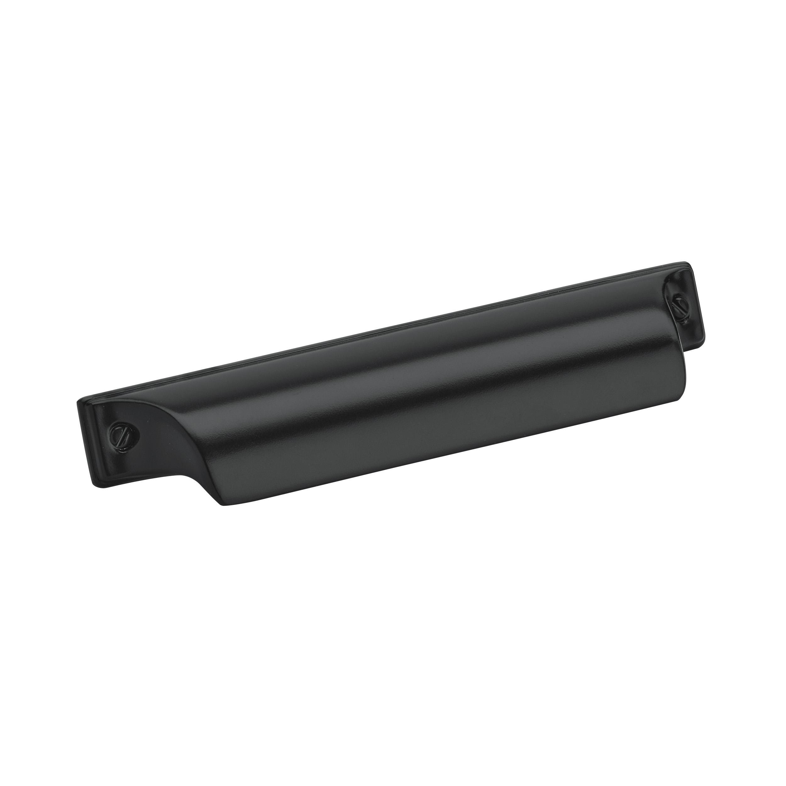 Amerock BP452396MB Jolene 3-3/4-in , 96mm Center to Center Matte Black Arch Cup