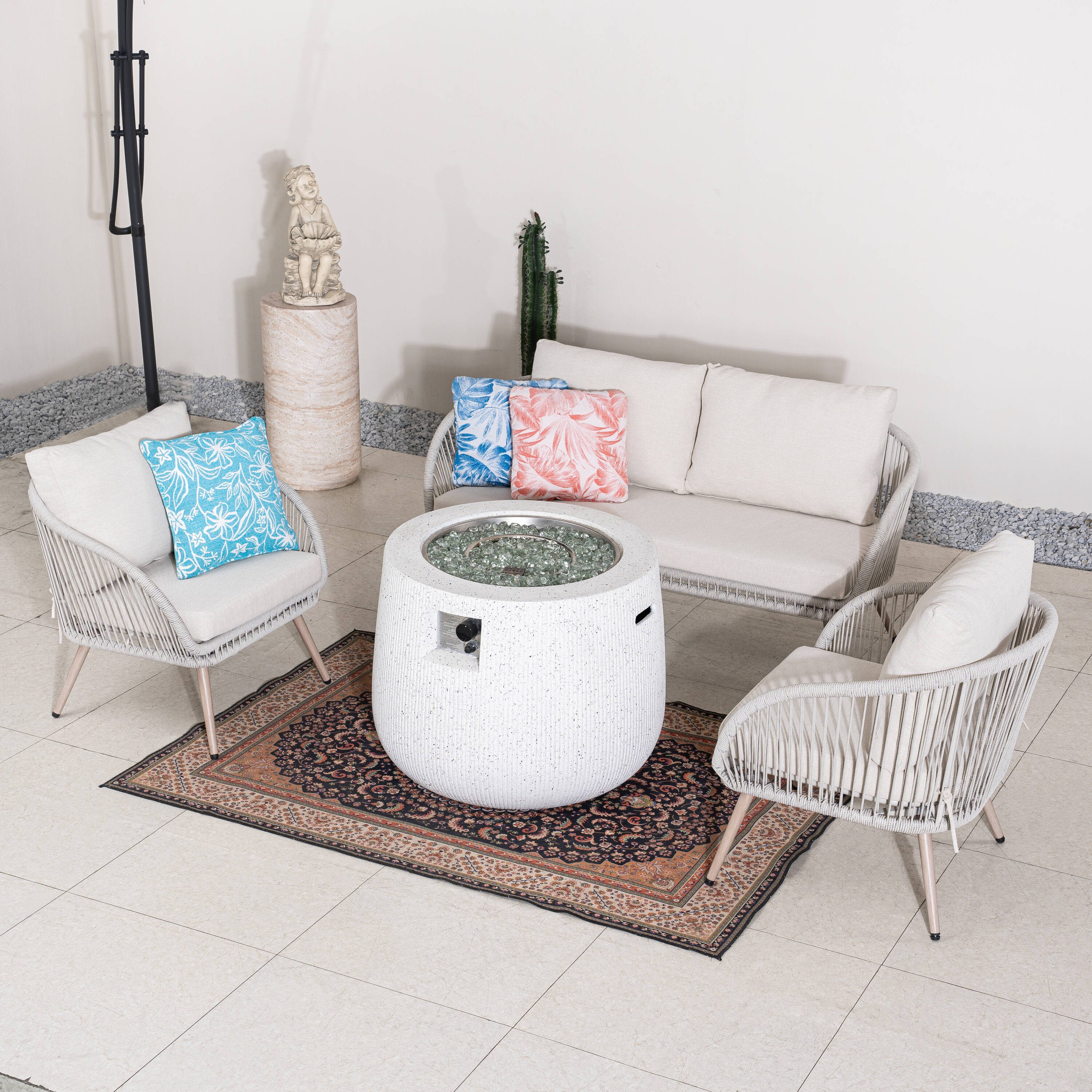 Direct Wicker DWS-2540G&24933TA Patio-Conversation-Sets - View #2