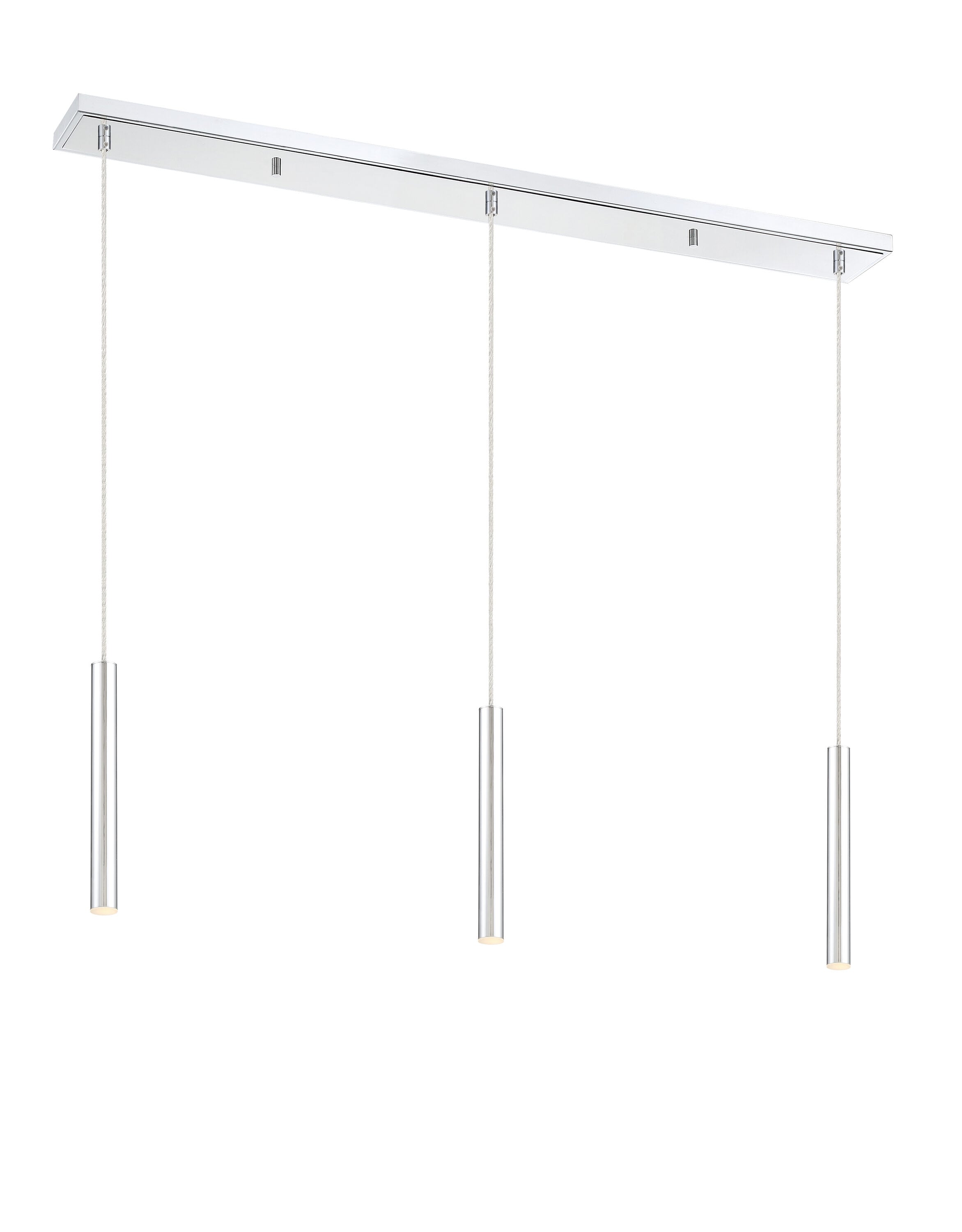 Z-Lite 917MP12-CH-LED-3LCH Pool-Table-Lighting - View #2