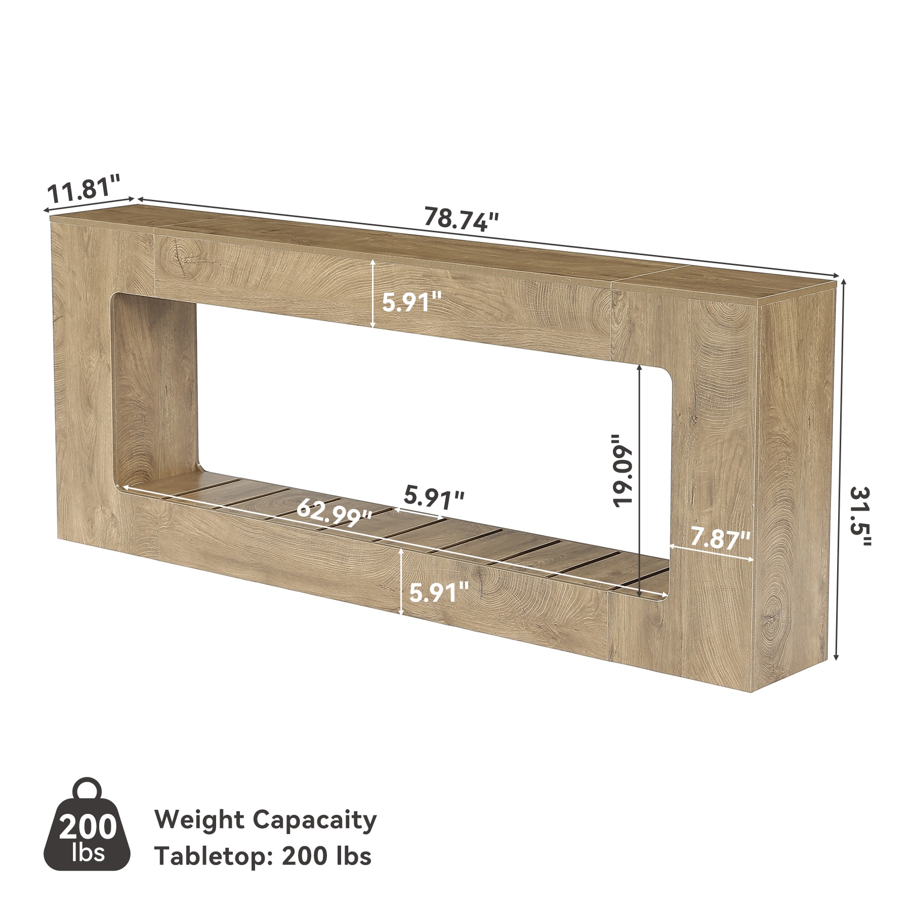 Tribesigns LWOYJL-1278YY Console-Sofa-Tables - View #4