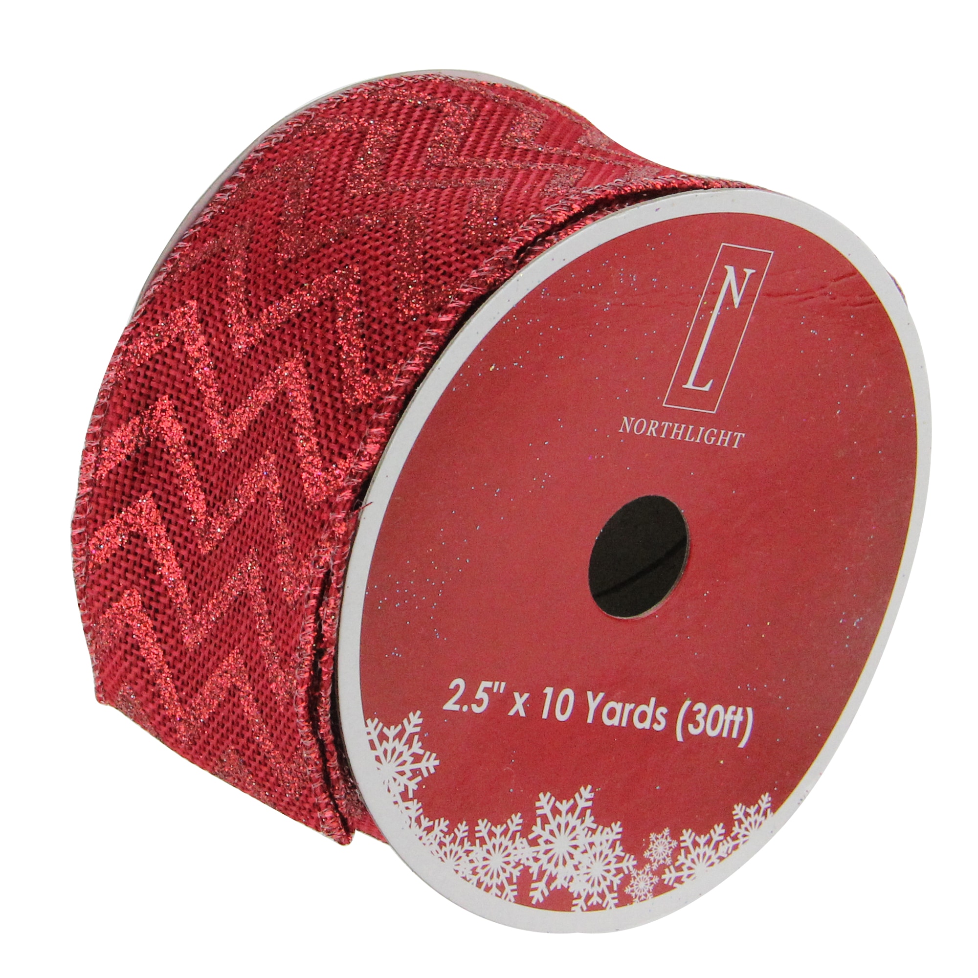 Northlight 32607817 360-ft L x 2.5-in W Red Ribbon