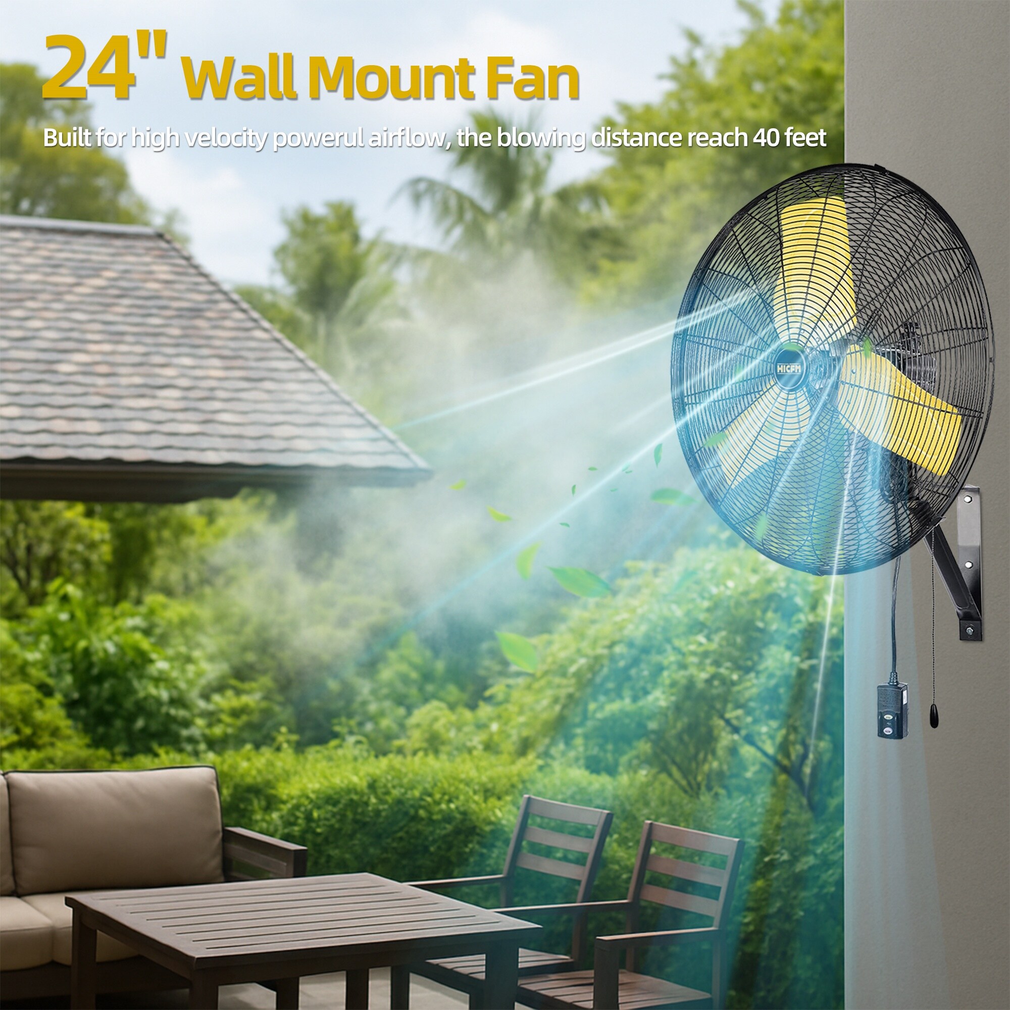  WMFAN-OW24S Wall-Mounted-Fans - View #3