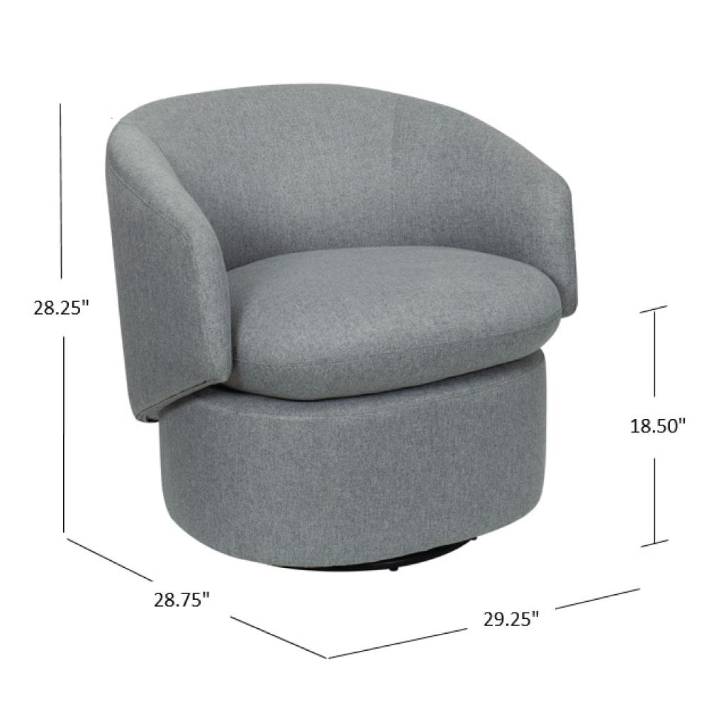 eLuxury JP407-W74-GY chairs - View #3