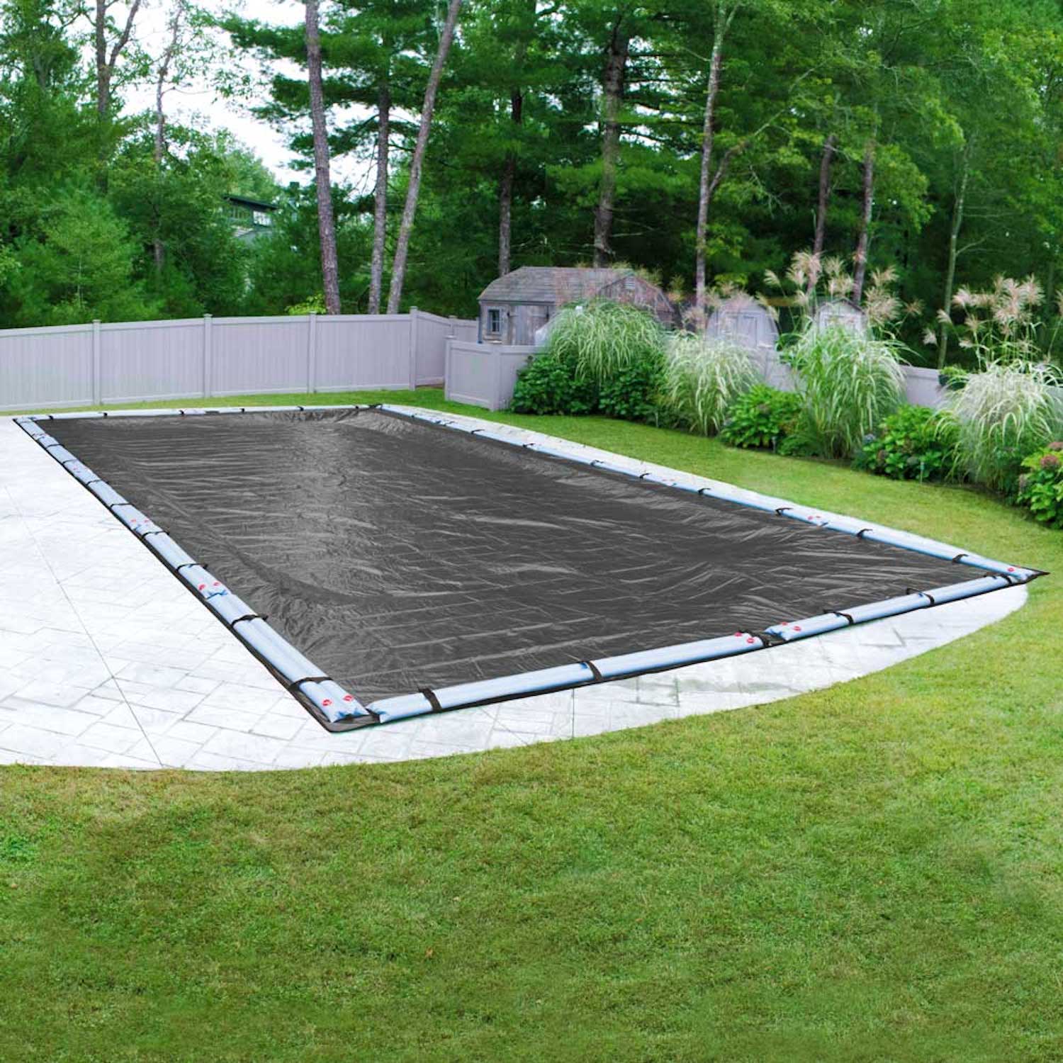 Pool Mate 4018-PM 18-ft x 18-ft Mesh Polyethylene Winter Rectangle Pool Cover