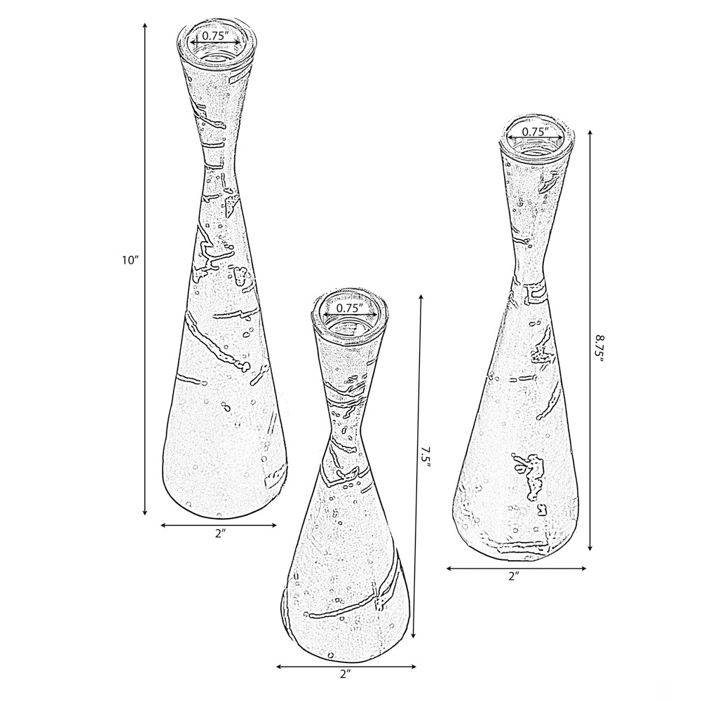 Uniquewise QI004063.WT.3 Candle-Holders - View #4