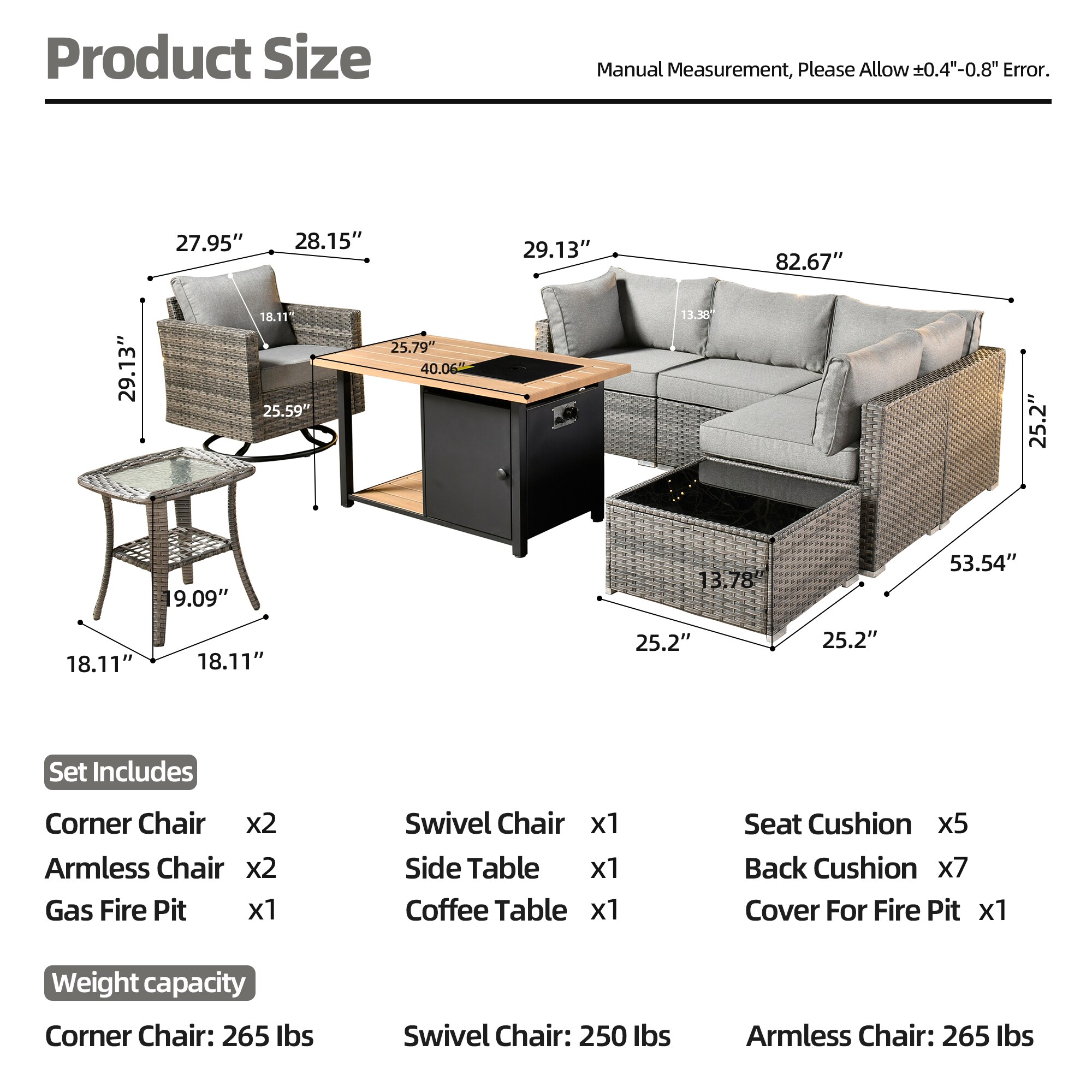 XIZZI XIHOPS2054-RC1DFP Patio-Sofas-Daybeds - View #14