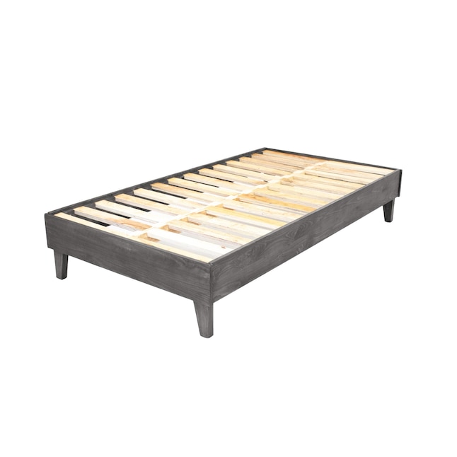 Eluxury Grey Twin Extra Long Bed Frame, How Many Inches Is A Twin Bed Frame