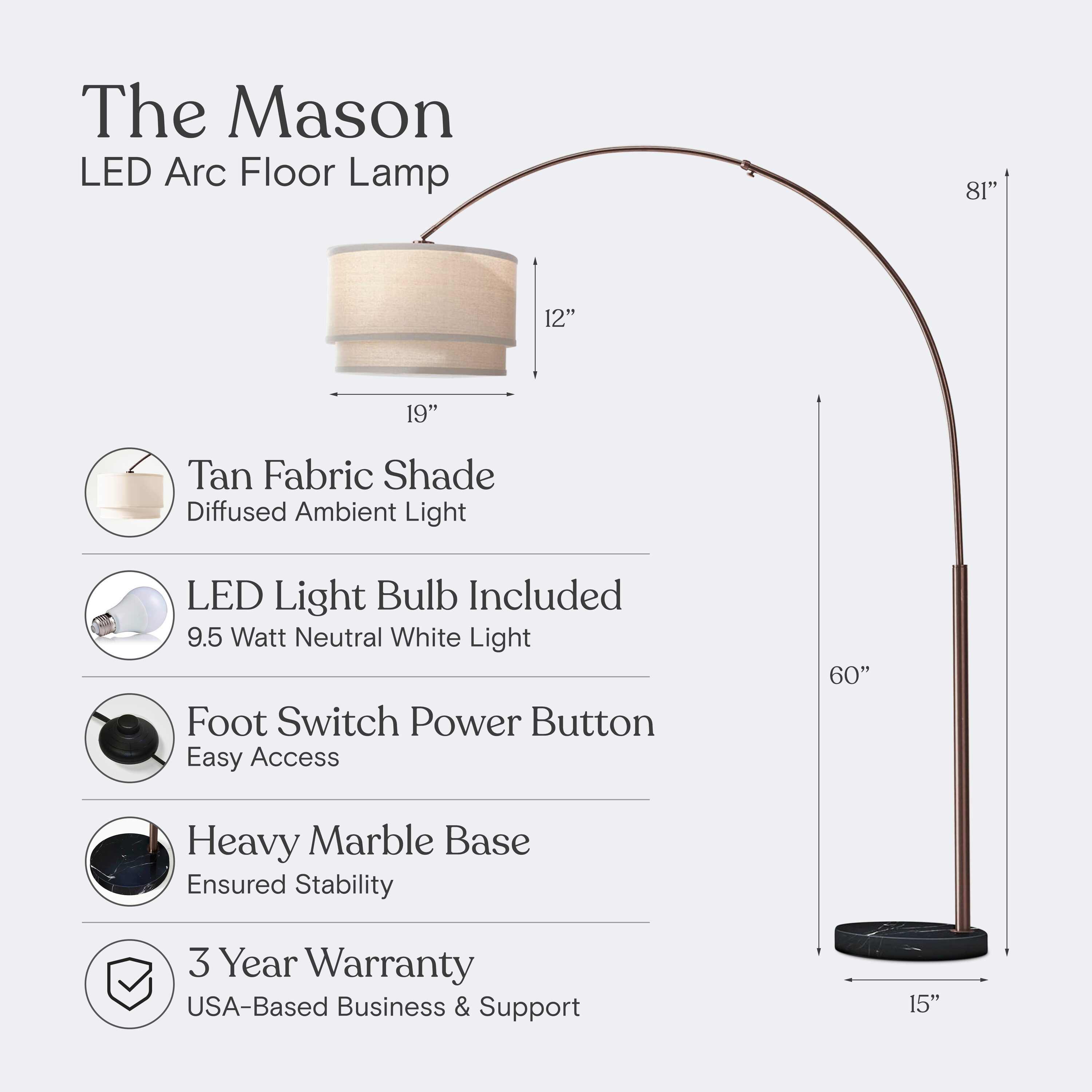 Brightech Y6-5EHU-PT5M floorlamps - View #3