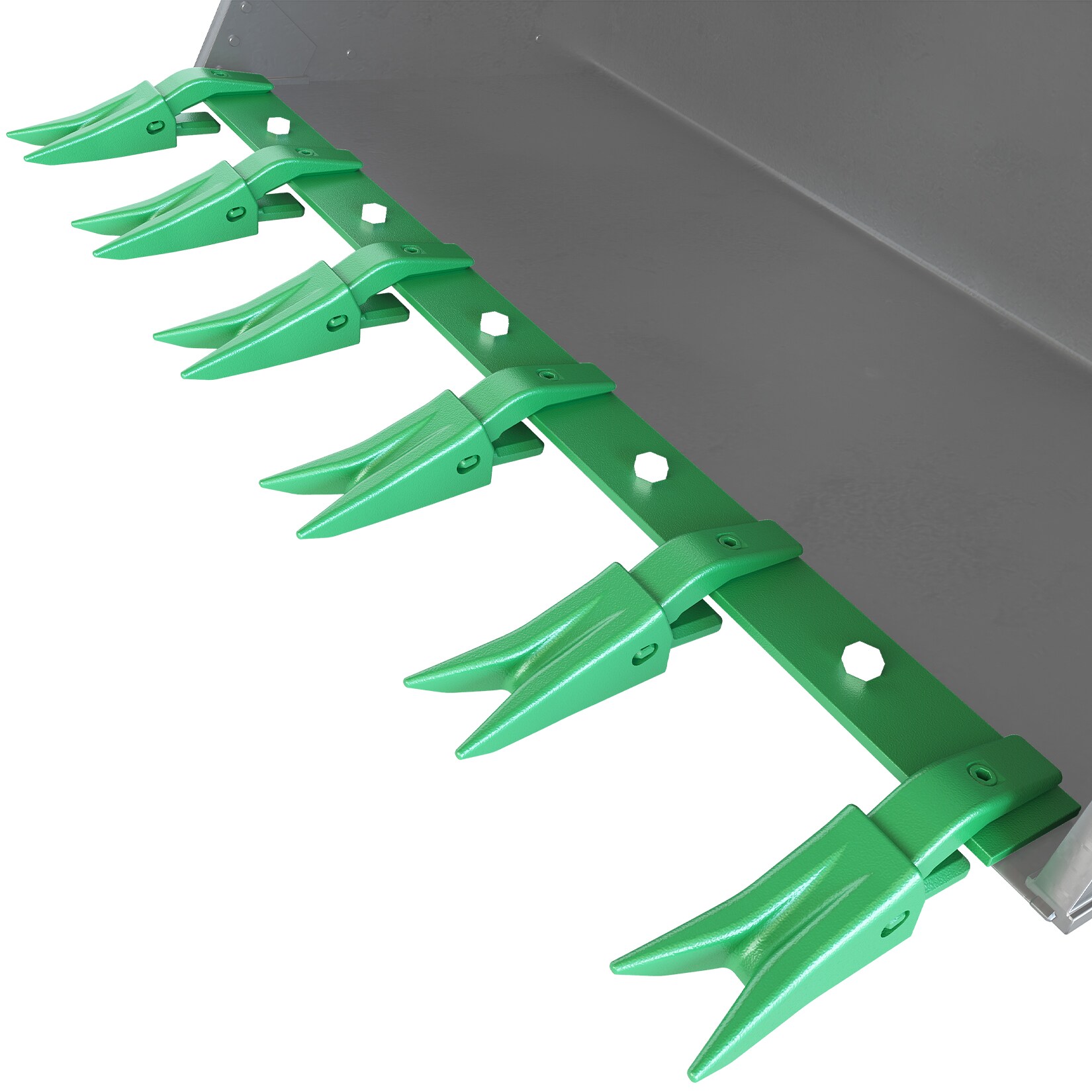 IdealHouse 48 in Heavy Duty Steel Bucket Tooth Bar for Tractor Loader ...