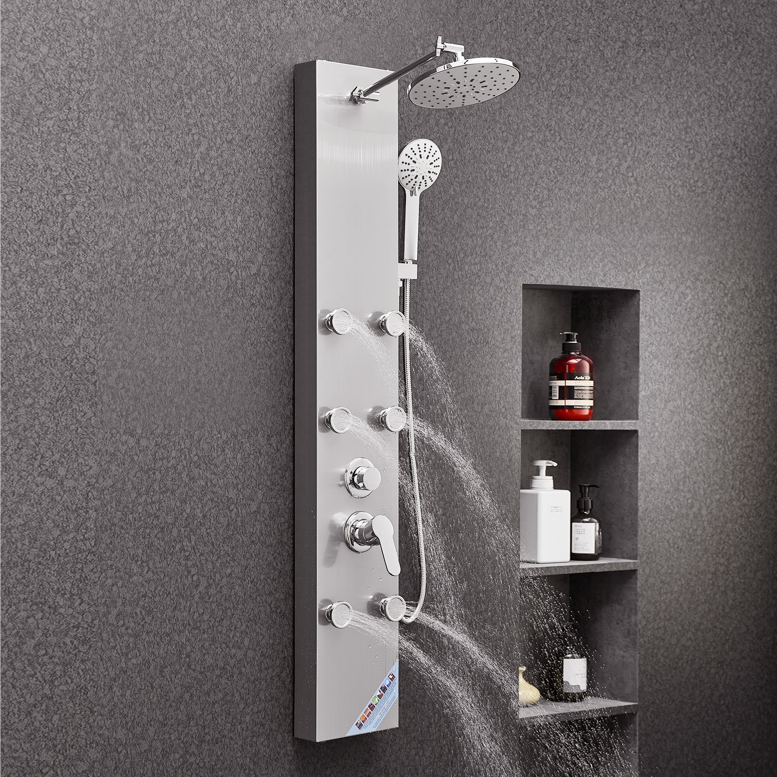 Mecale VOL-HM5EH0 Showerhead-Bar-Panels - View #2