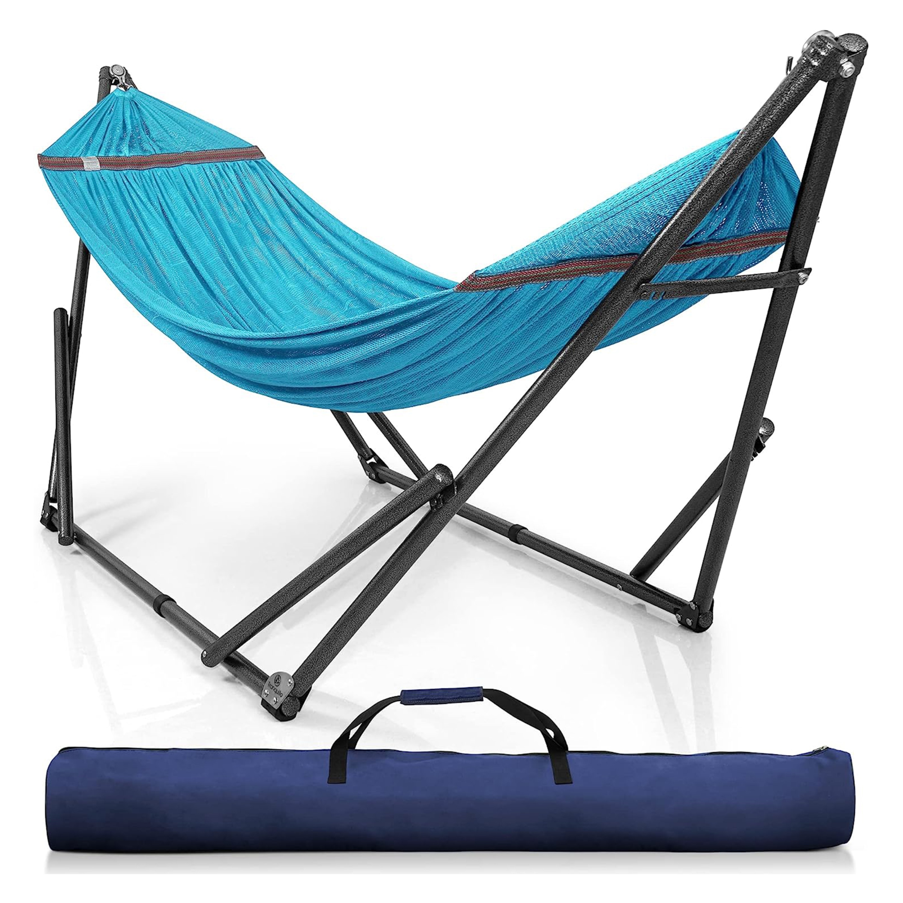 Tranquillo 321611 Sky Blue Fabric Hammock with Stand