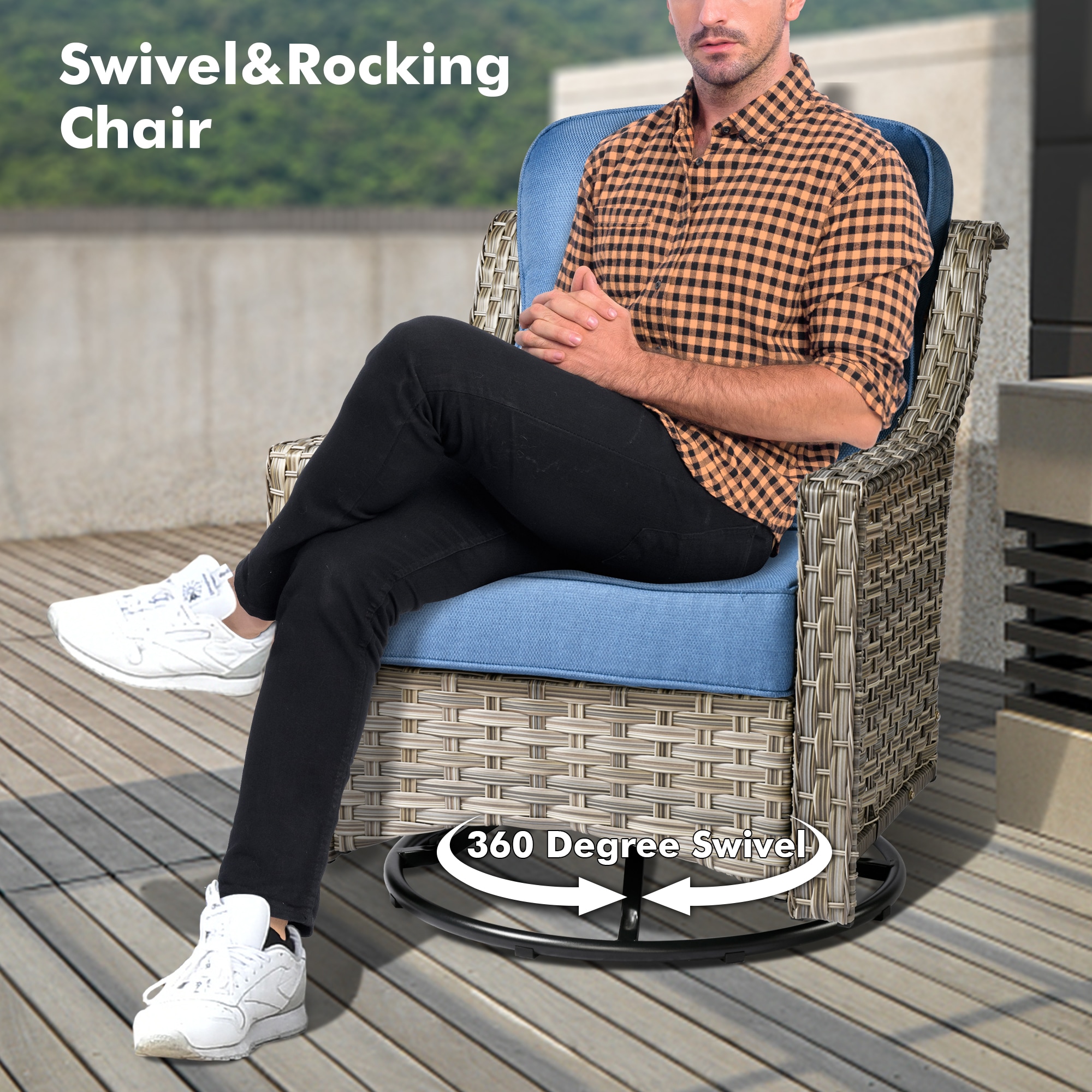 Ovios PD506Y Patio-Conversation-Sets - View #5
