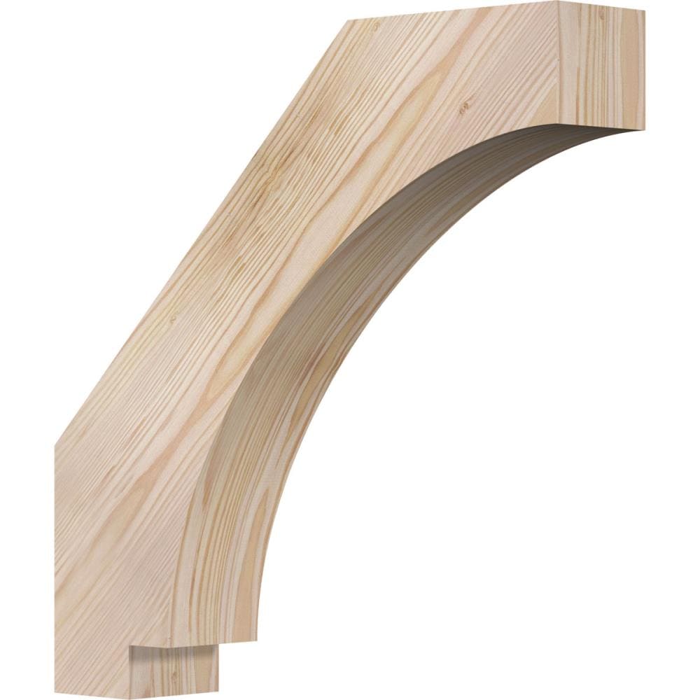 Ekena Millwork BRC04X18X18IMP00SDF 3-1/2-in x 18-in x 18-in Douglas Fir Unfinished Wood Imperial Smooth Knee Brace