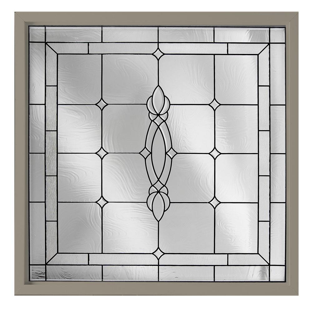 Hy-Lite Decorative Glass 48-in x 48-in x 2.375-in Jamb Square New 