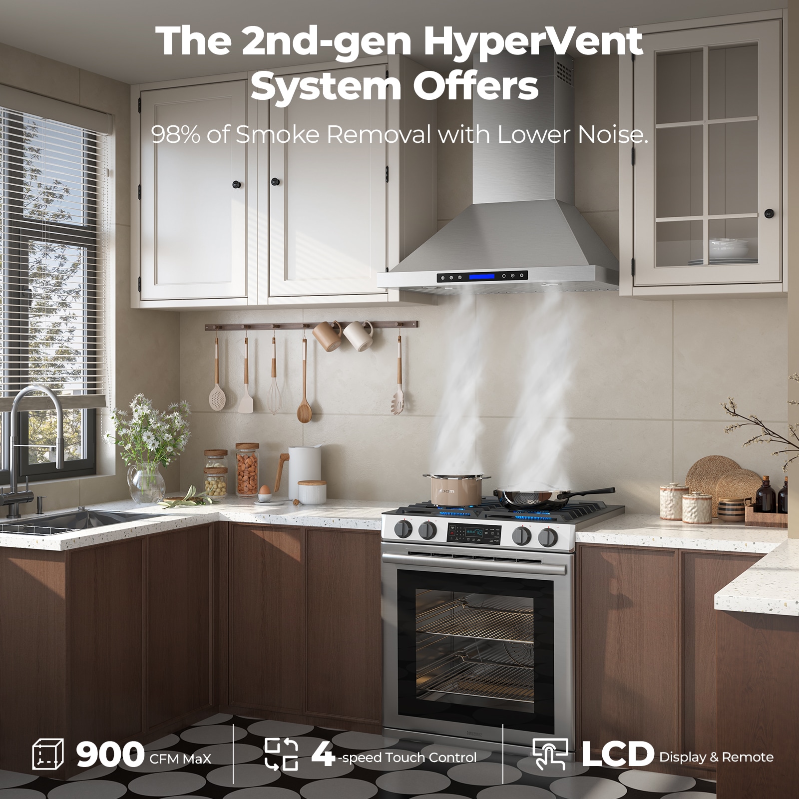 DZS DNAP02-30 Wall-Mounted-Range-Hoods - View #3