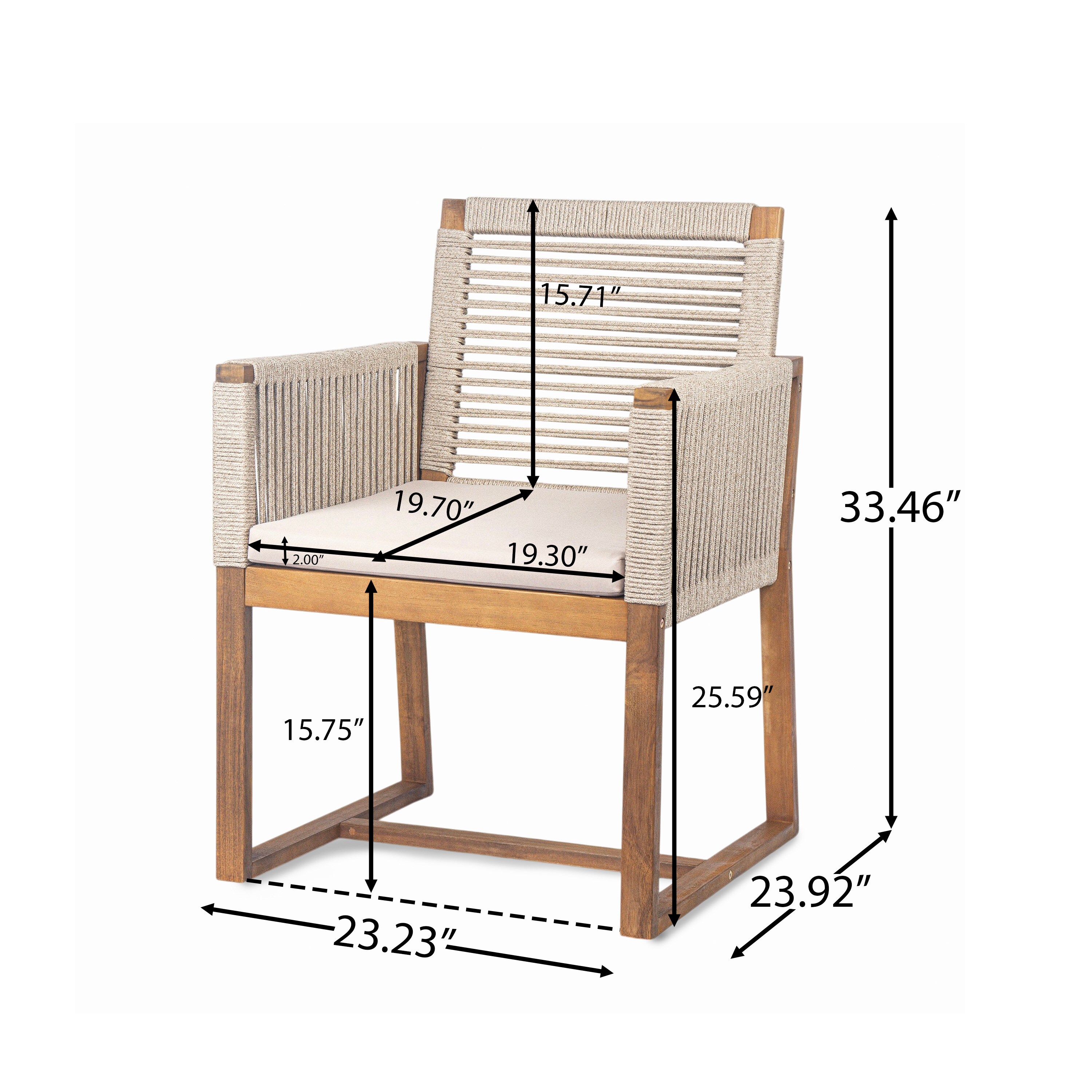 Christopher Knight Home 326289 Patio-Chairs - View #3