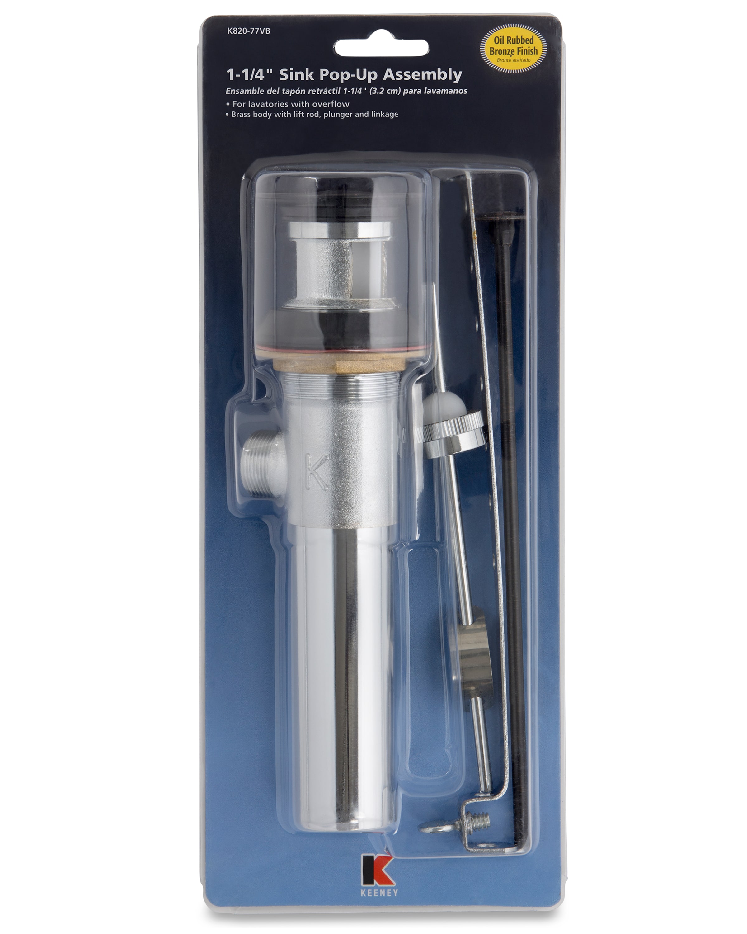 Keeney K820-77VB Popup-Drains-Accessories - View #5
